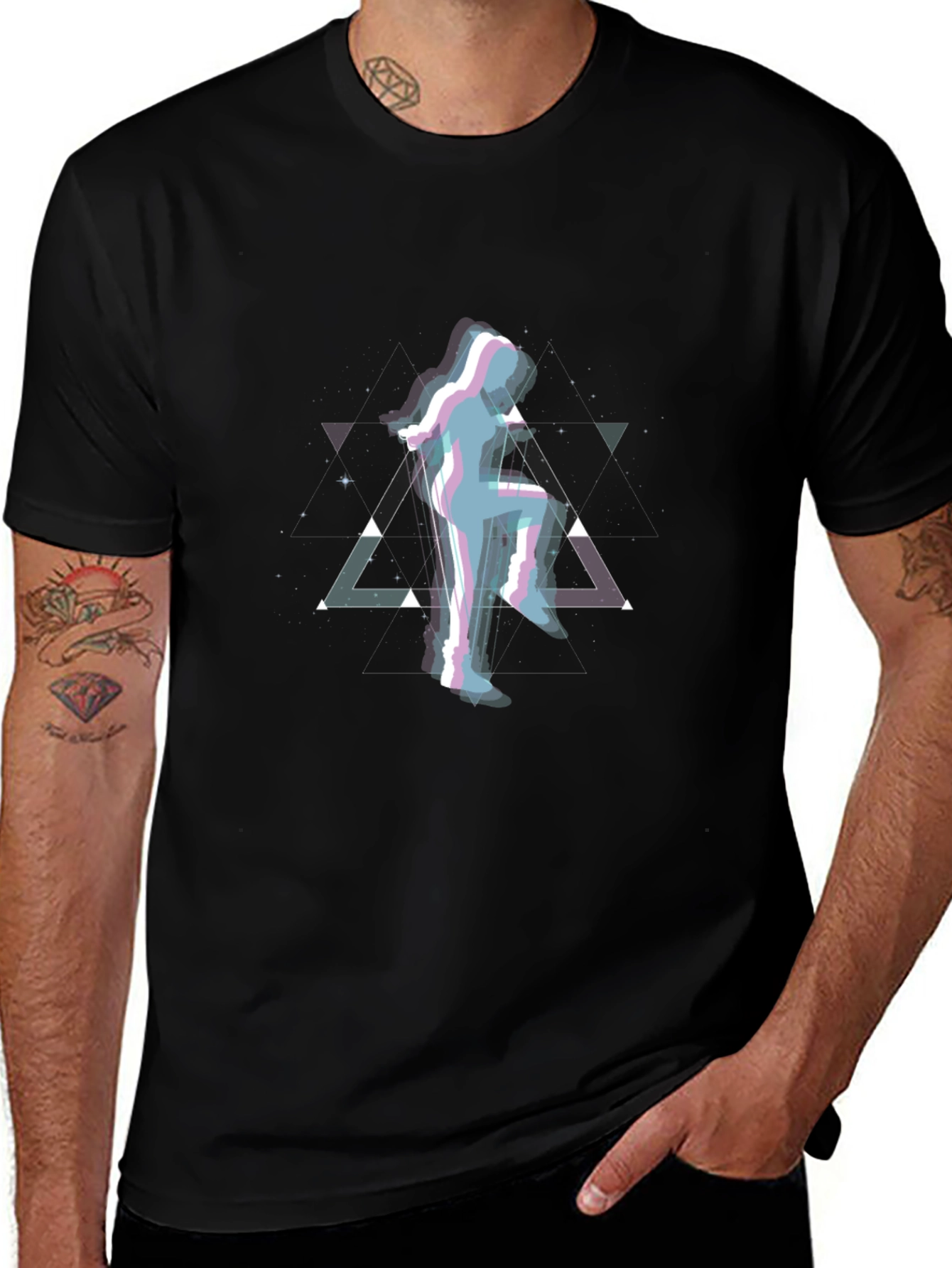 Retro Triangles Dance T-Shirt