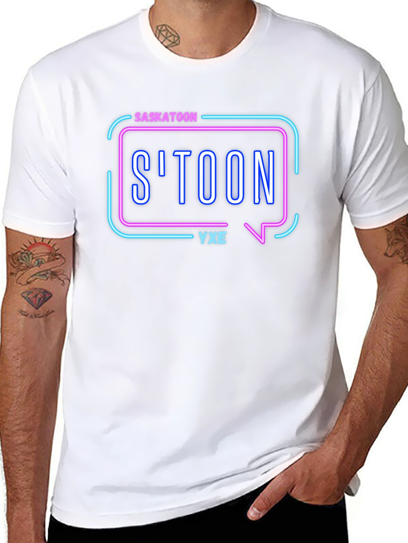 STOON Saskatoon T-Shirt - Neon Style Graphic Tee