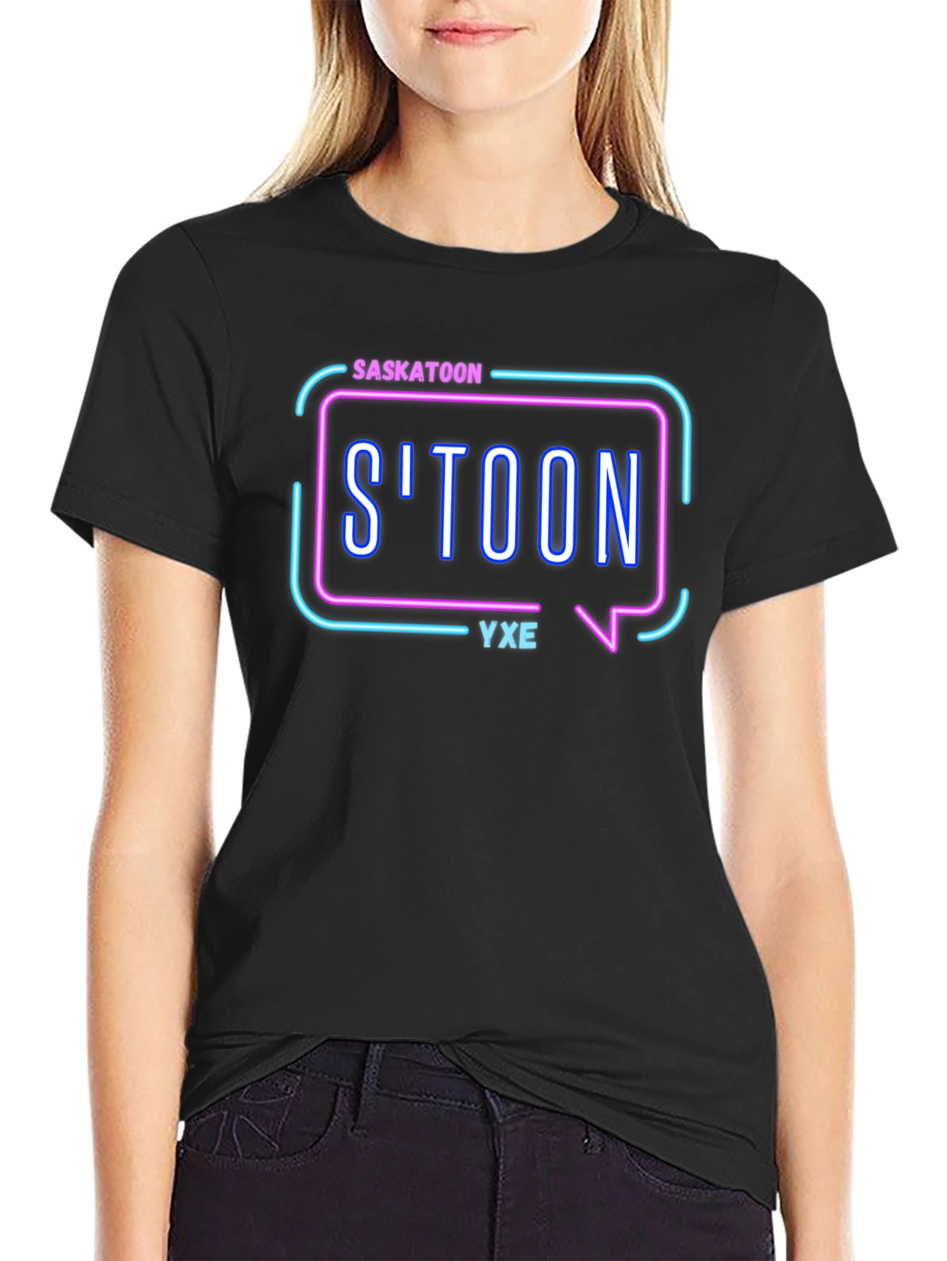 STOON Saskatoon T-Shirt - Neon Style Graphic Tee
