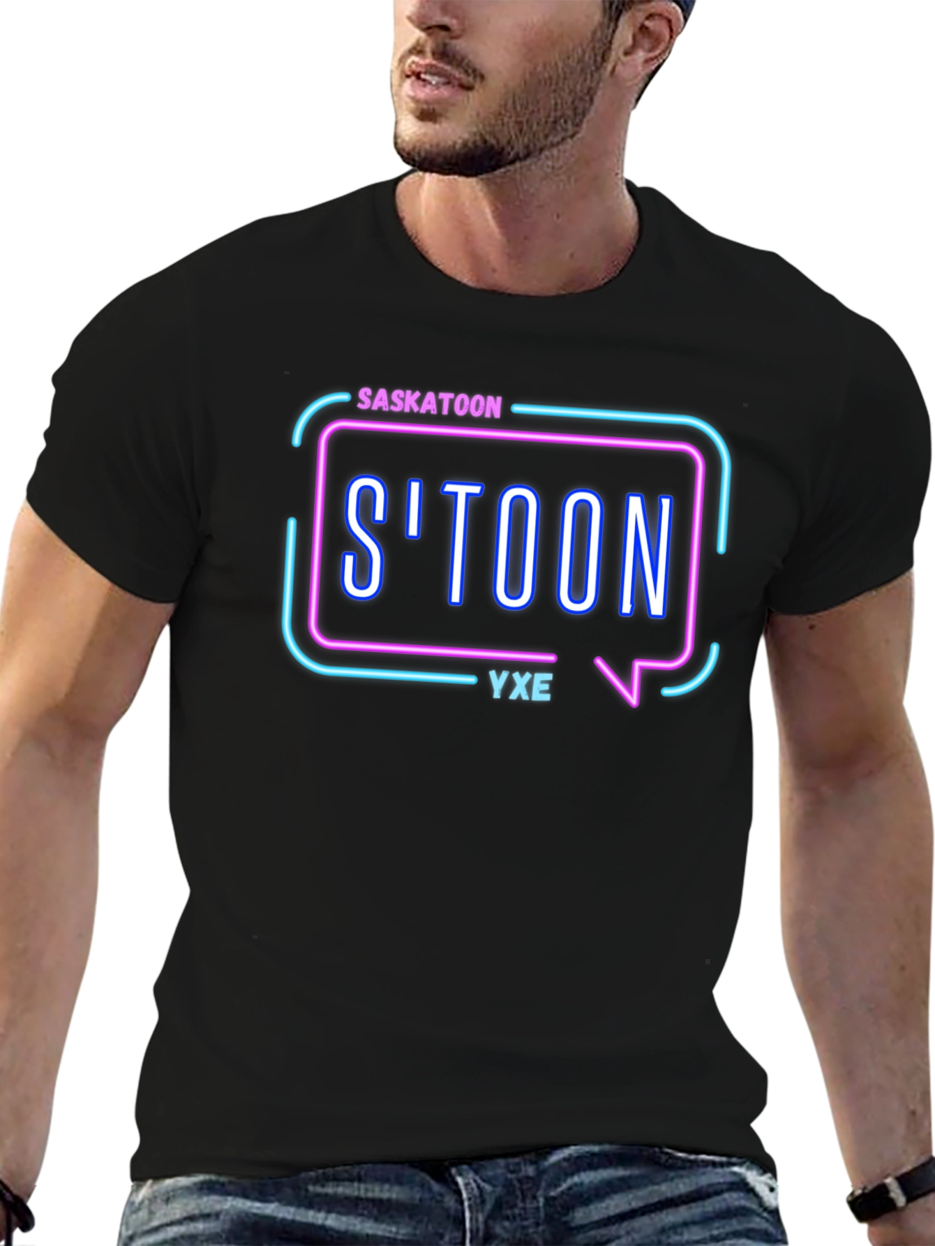 STOON Saskatoon T-Shirt - Neon Style Graphic Tee