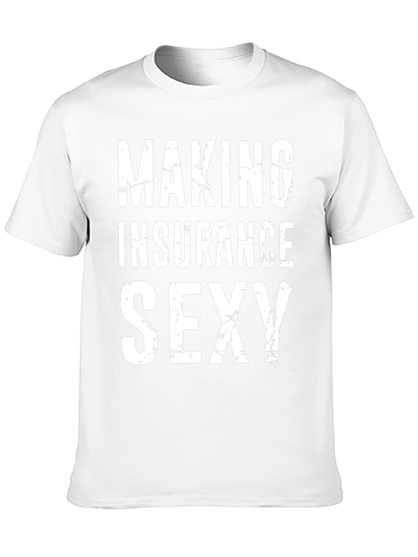 Making Insurance Sexy Black Graphic Tee