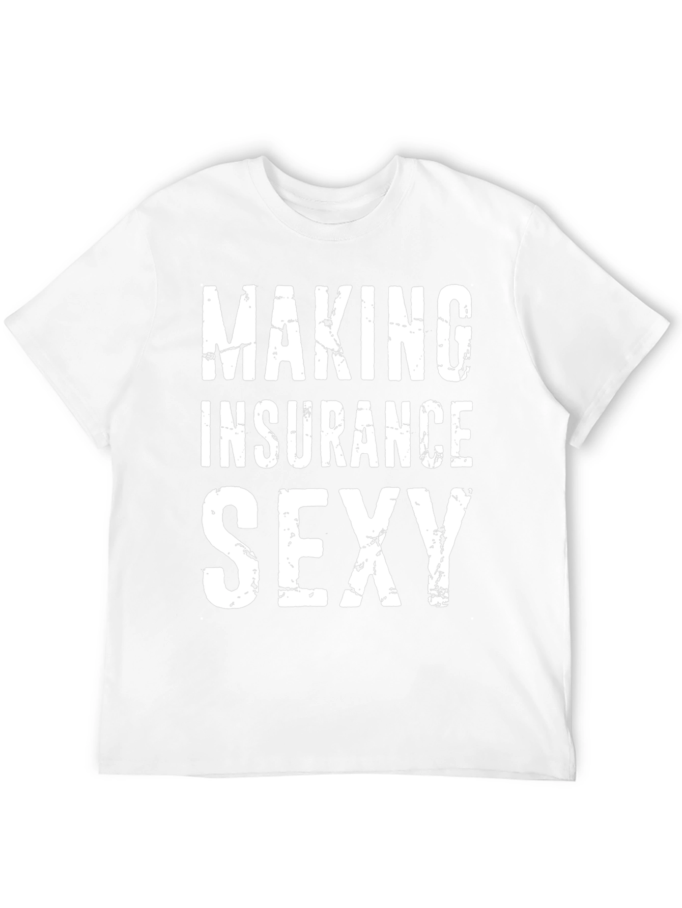 Making Insurance Sexy Black Graphic Tee