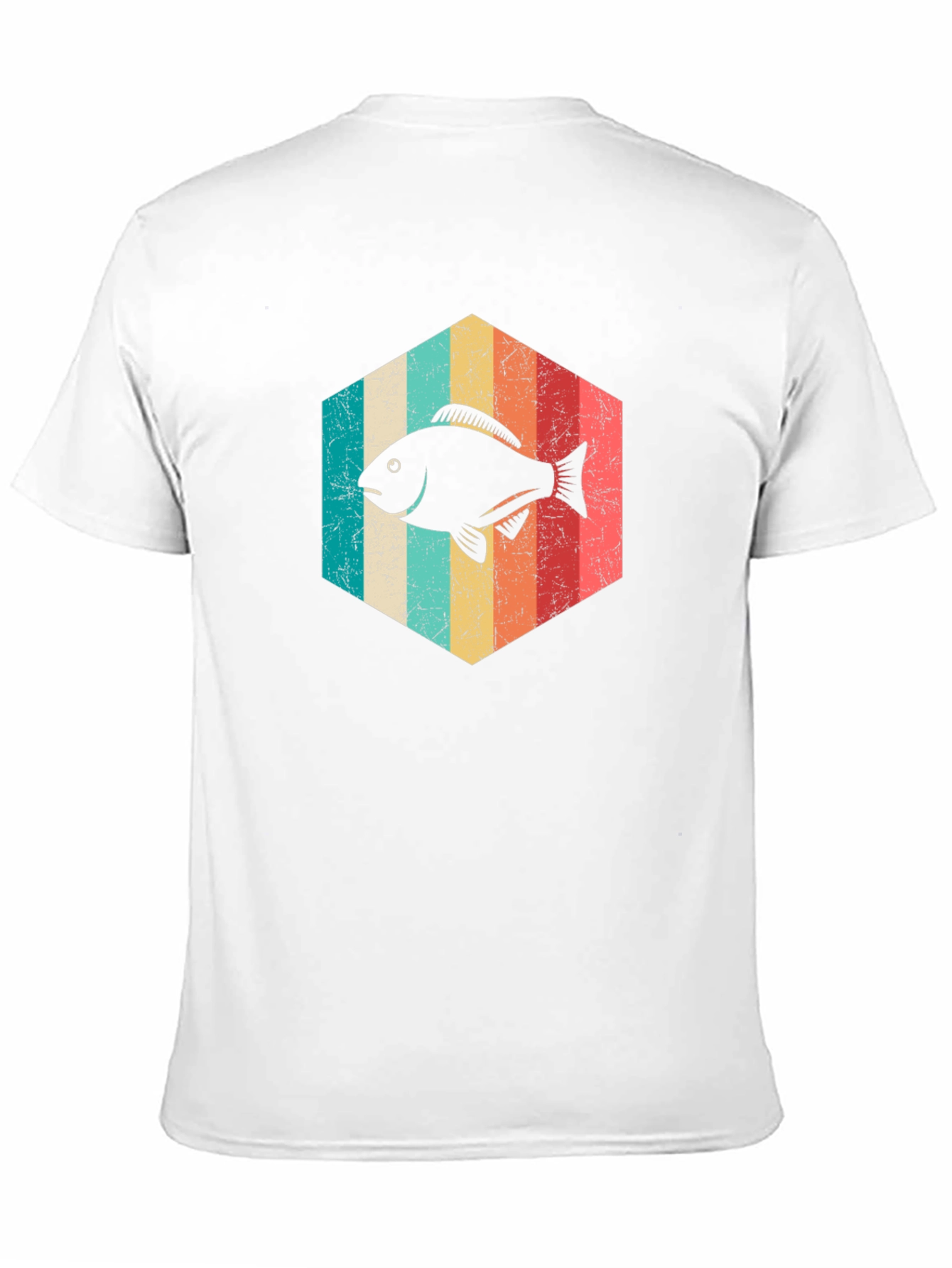 Retro Fish Graphic Tee - Black