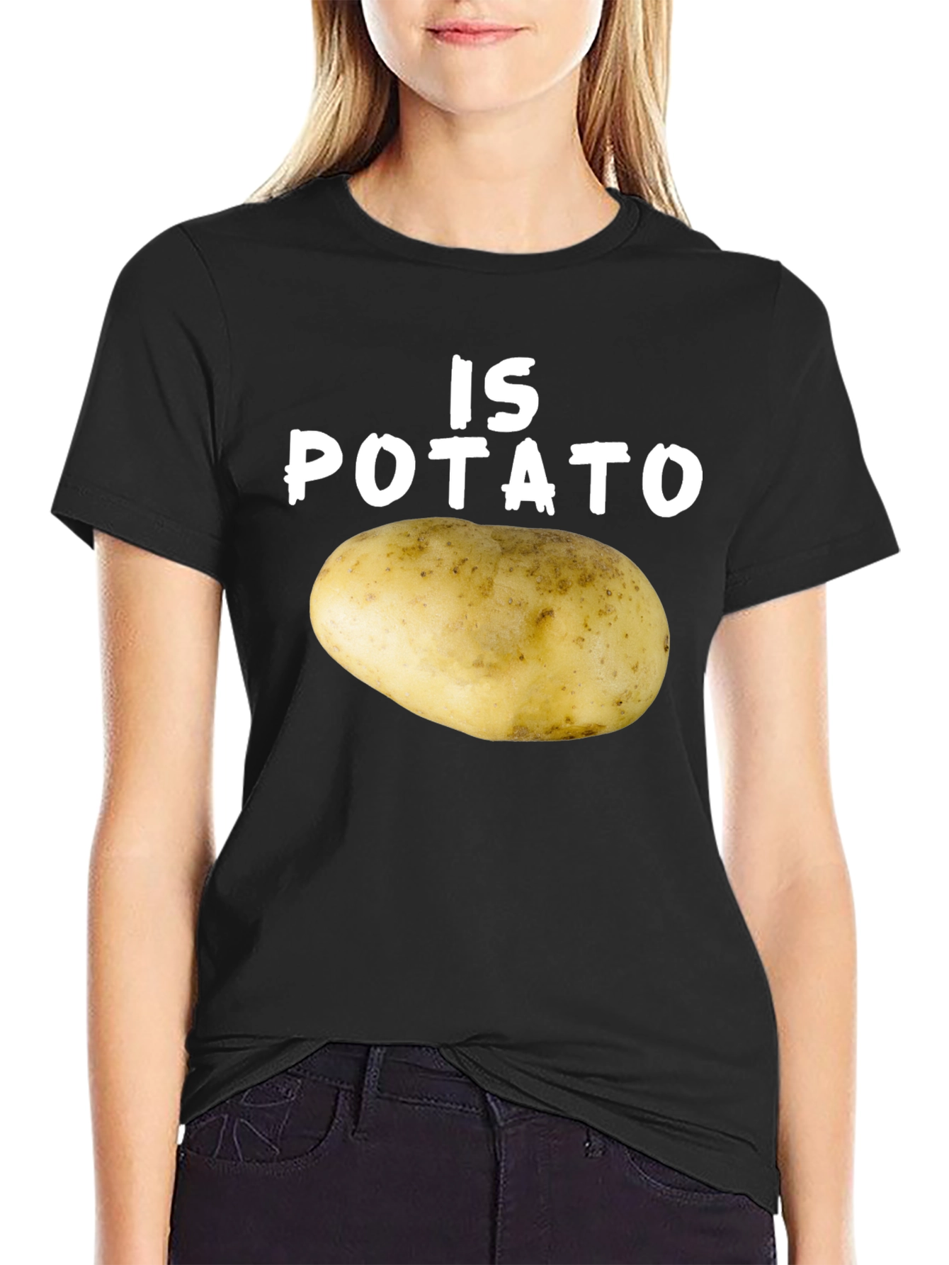 Is Potato T-Shirt Funny Graphic Tee
