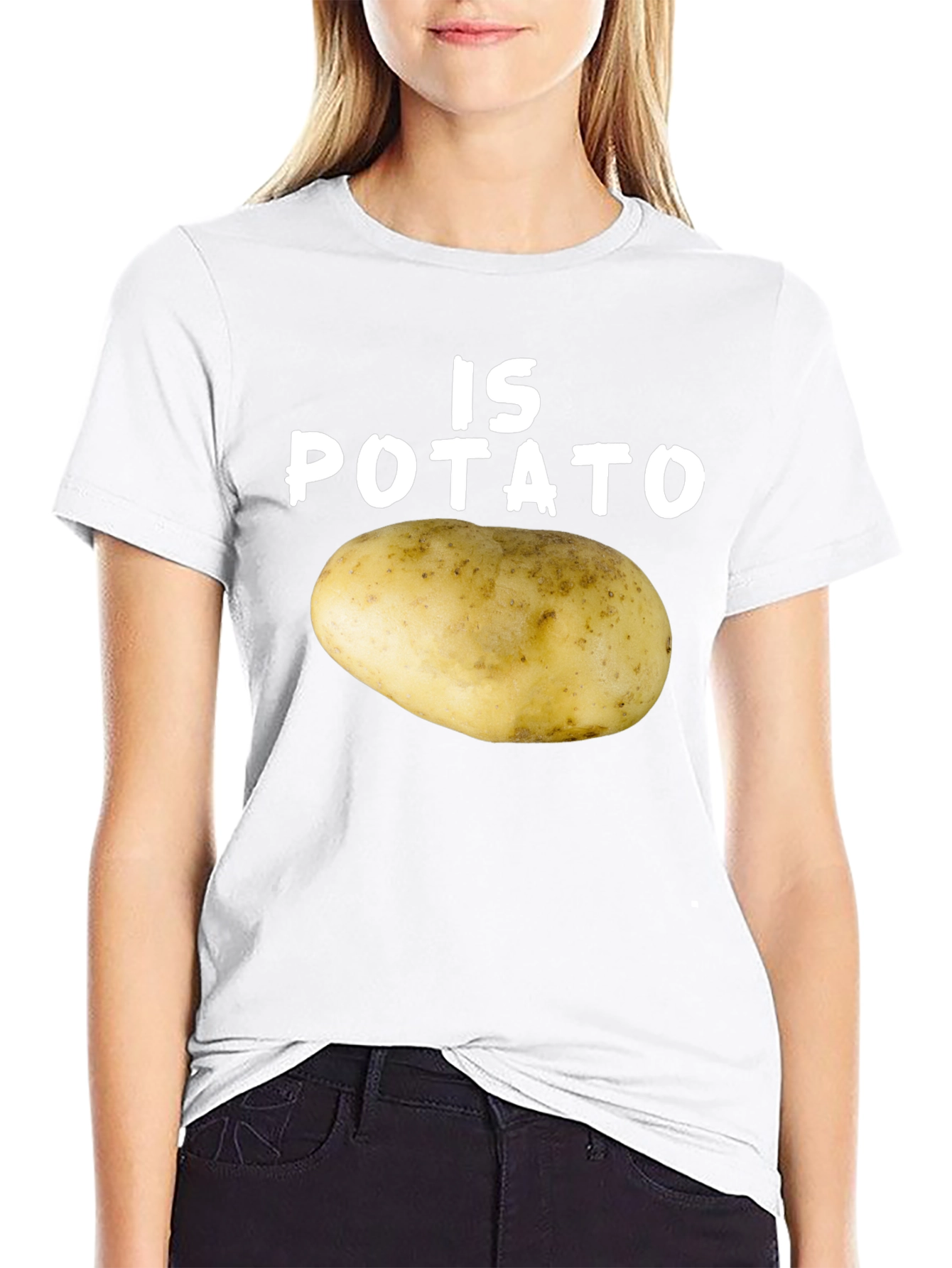 Is Potato T-Shirt Funny Graphic Tee
