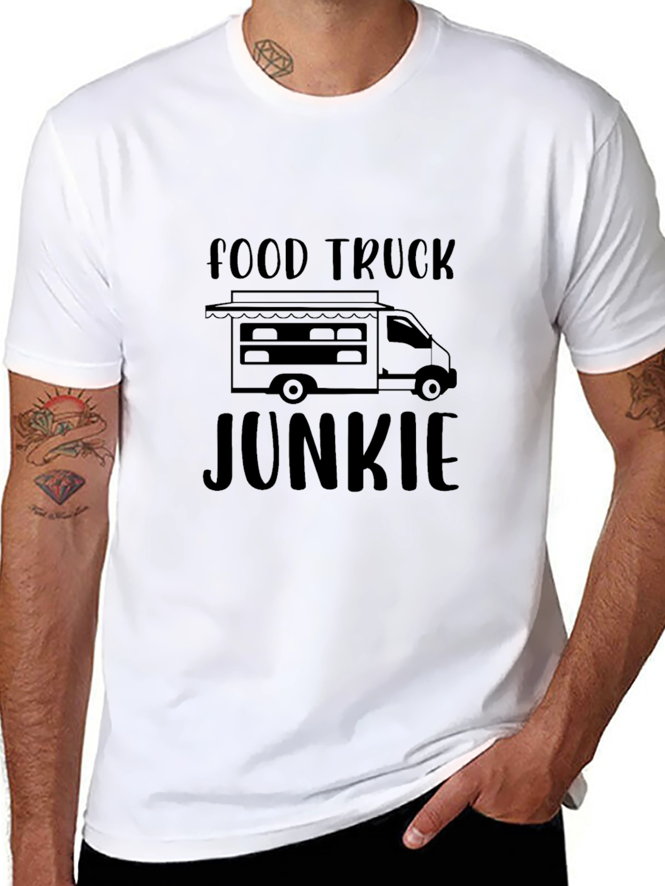 Food Truck Junkie Graphic T-Shirt