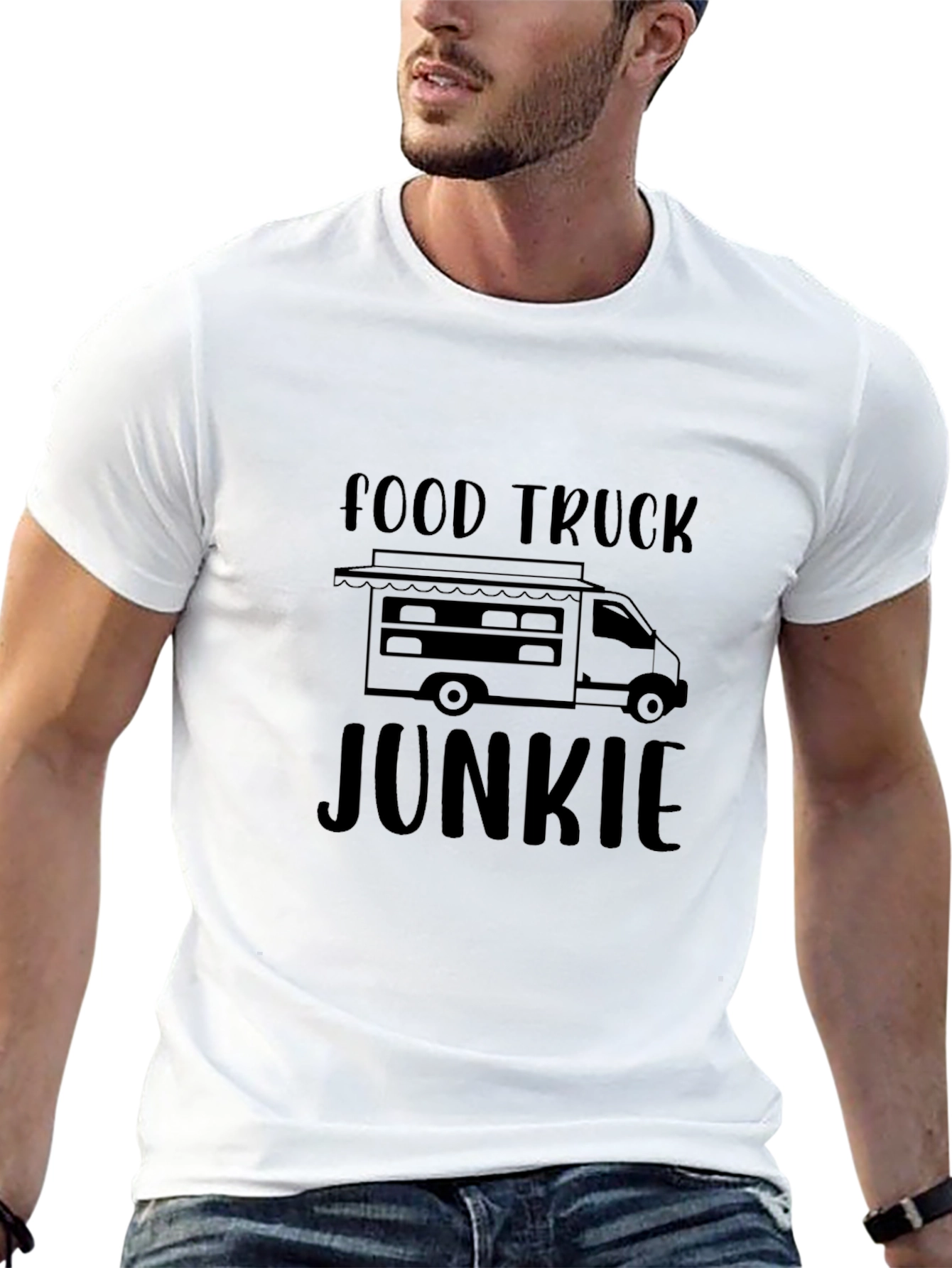 Food Truck Junkie Graphic T-Shirt