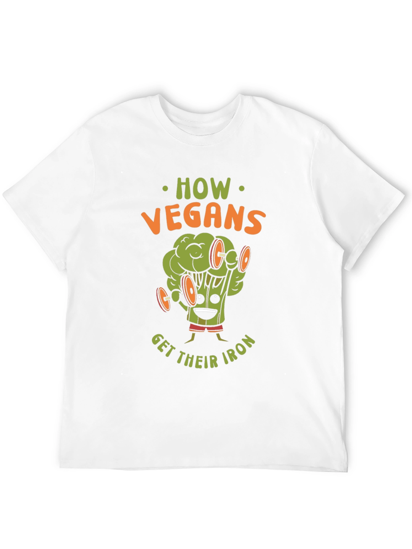 Vegan Broccoli Iron T-Shirt
