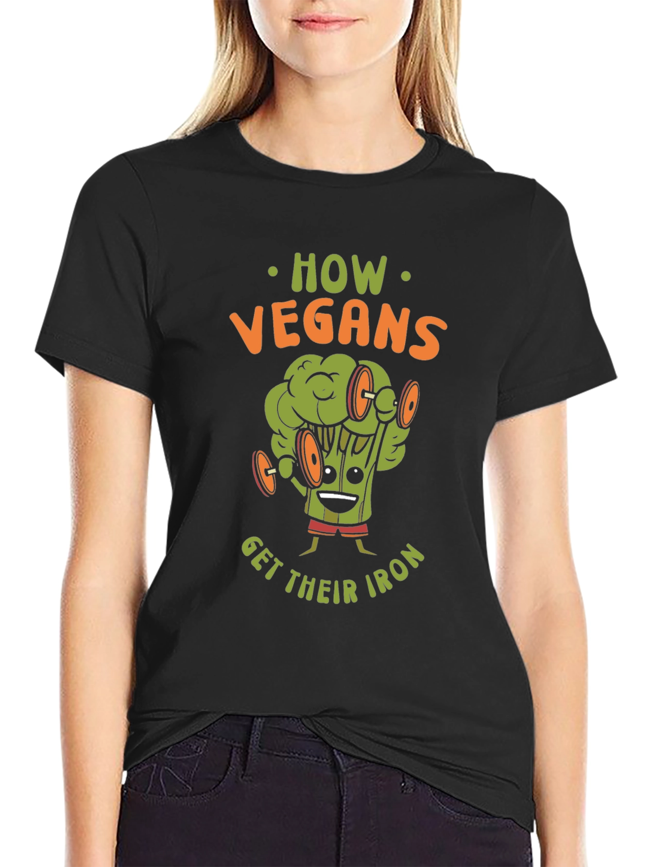 Vegan Broccoli Iron T-Shirt