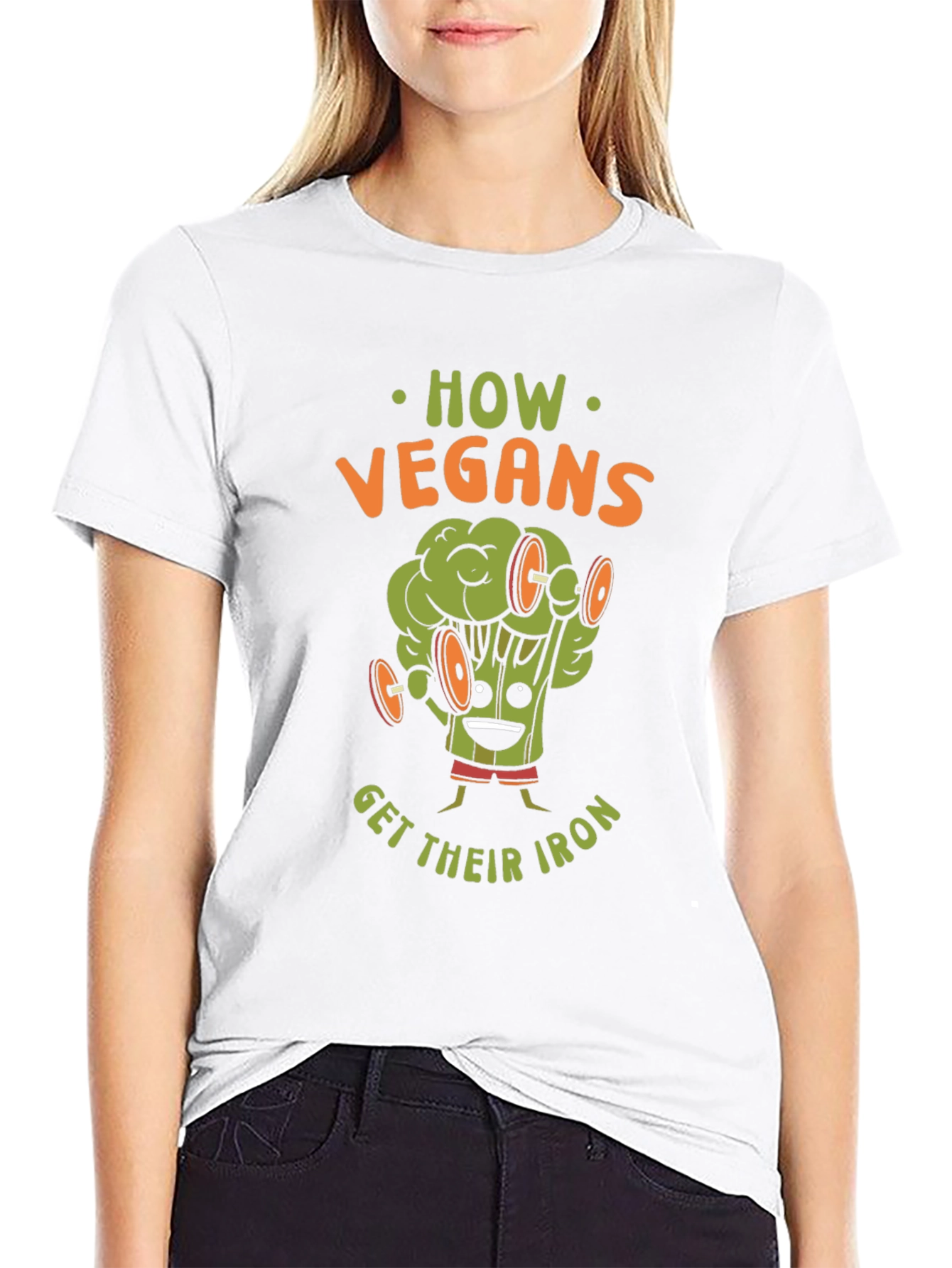 Vegan Broccoli Iron T-Shirt