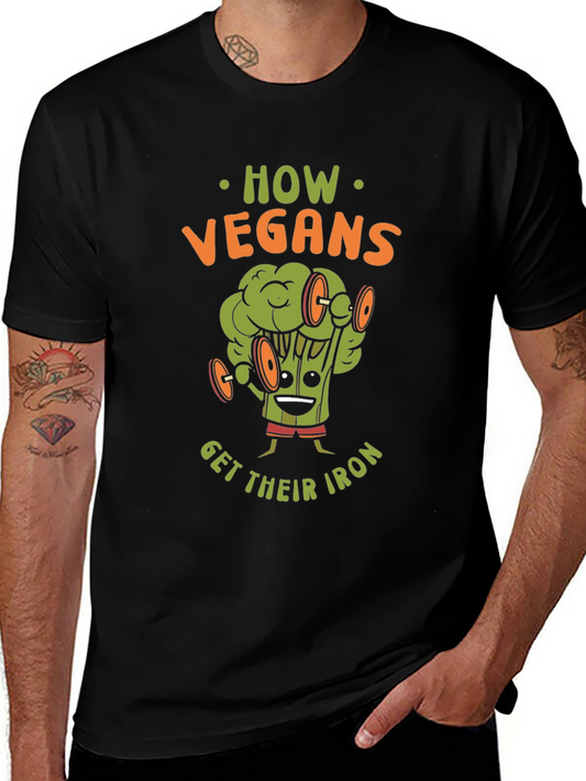 Vegan Broccoli Iron T-Shirt