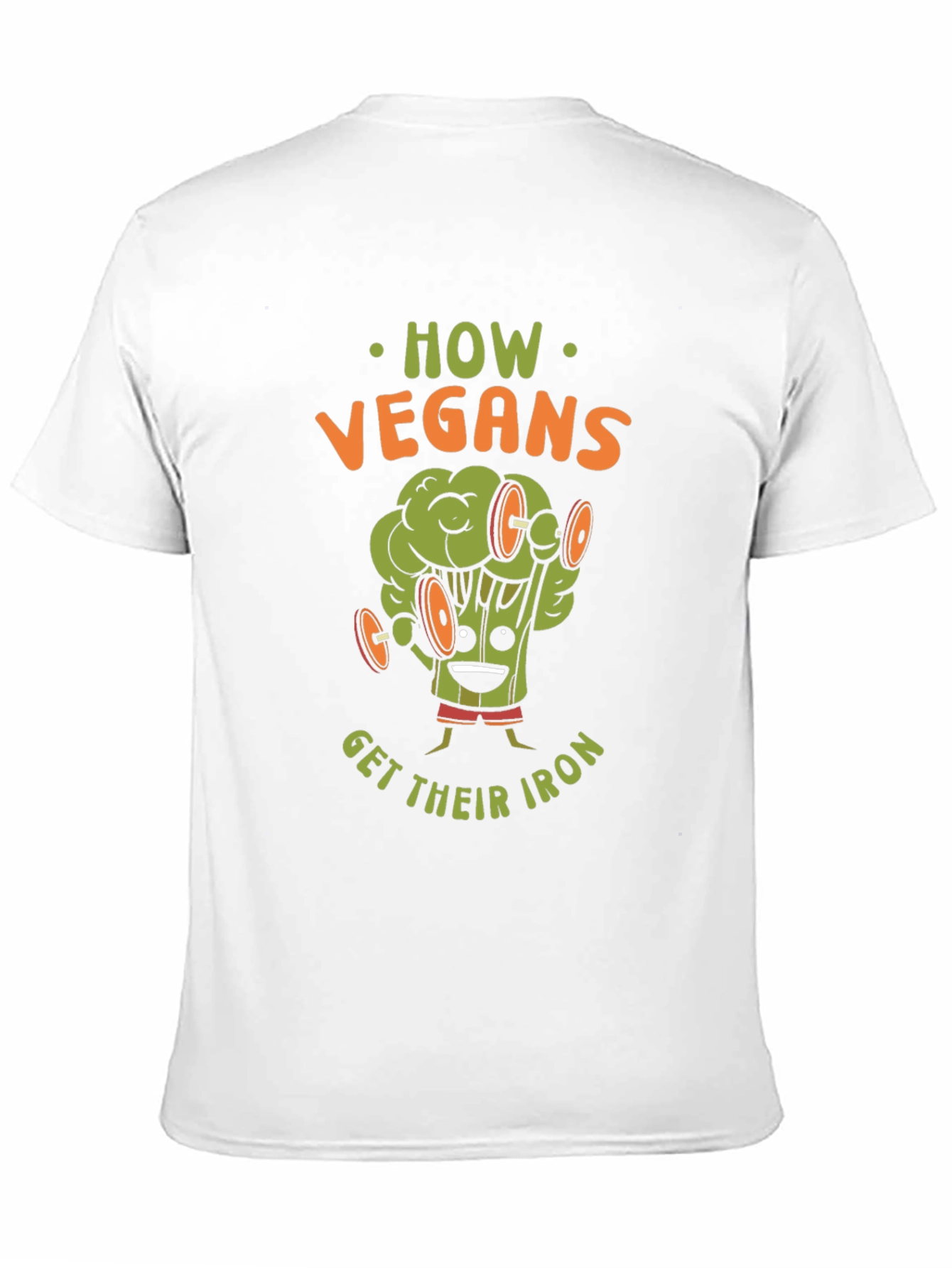 Vegan Broccoli Iron T-Shirt