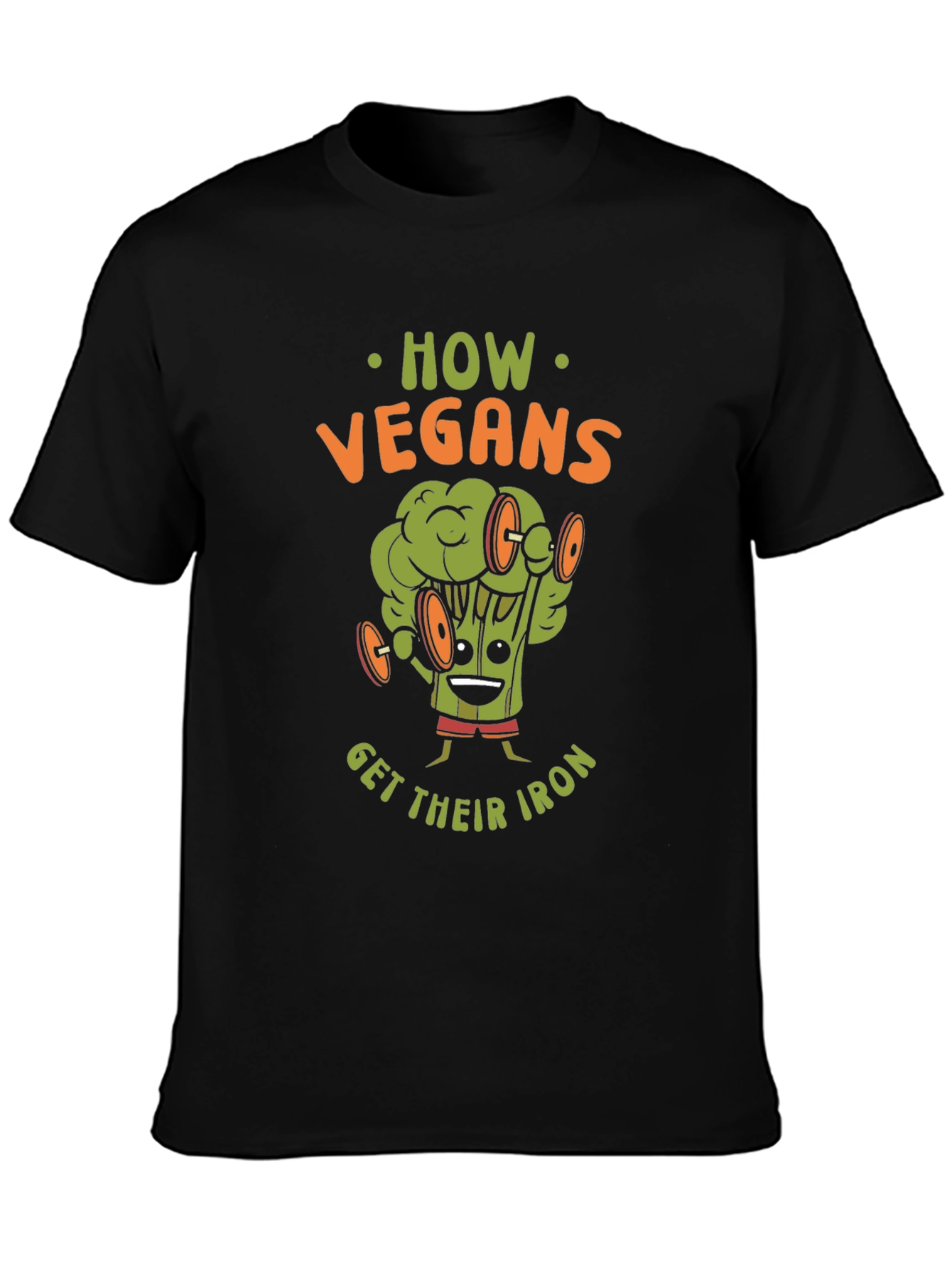 Vegan Broccoli Iron T-Shirt