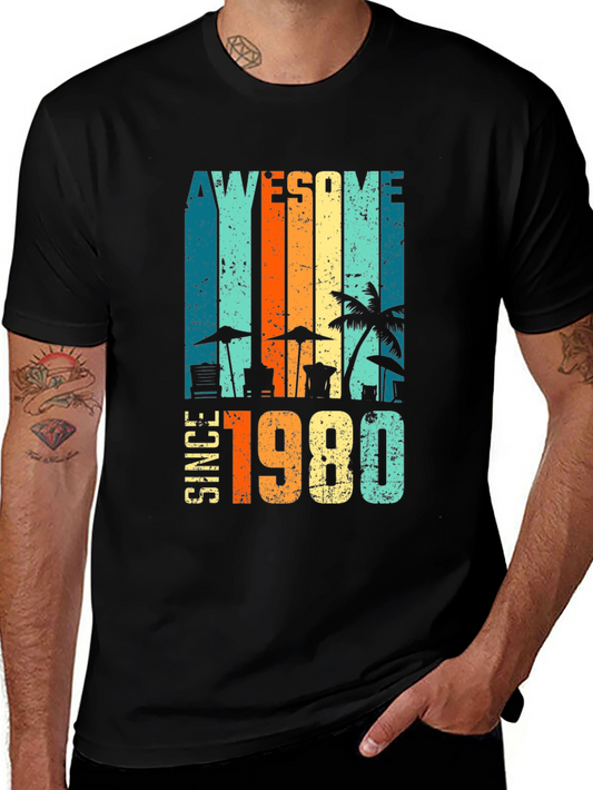 Awesome Since 1980 Retro T-Shirt