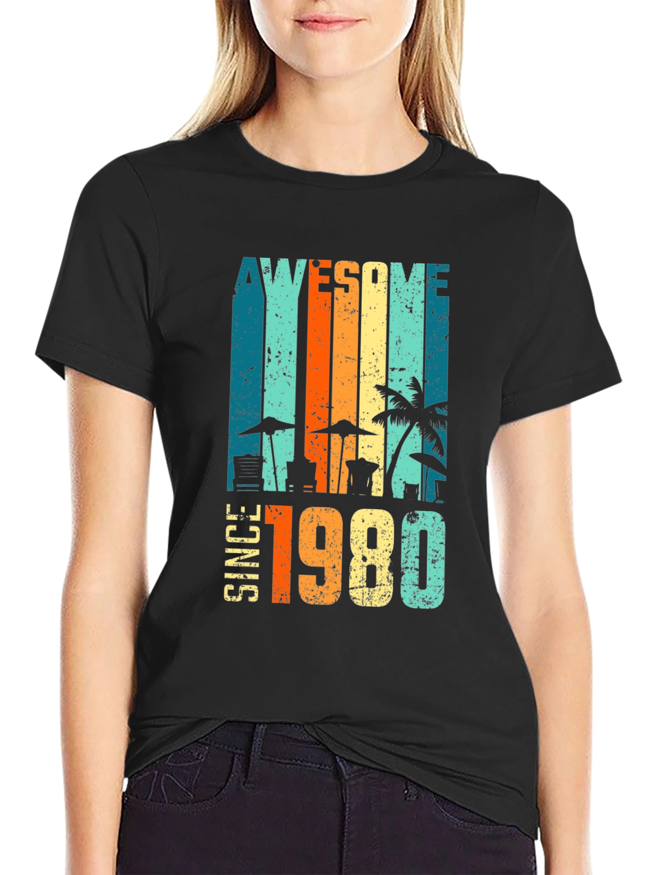 Awesome Since 1980 Retro T-Shirt