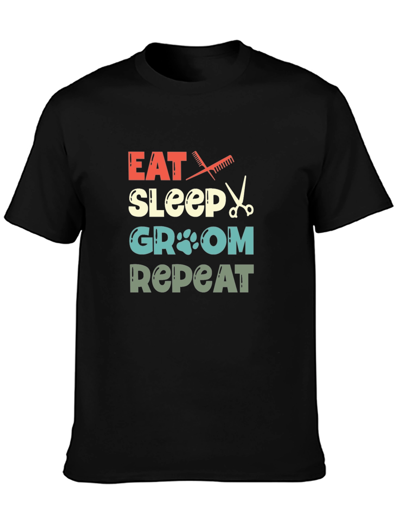 Eat Sleep Groom Repeat T-Shirt