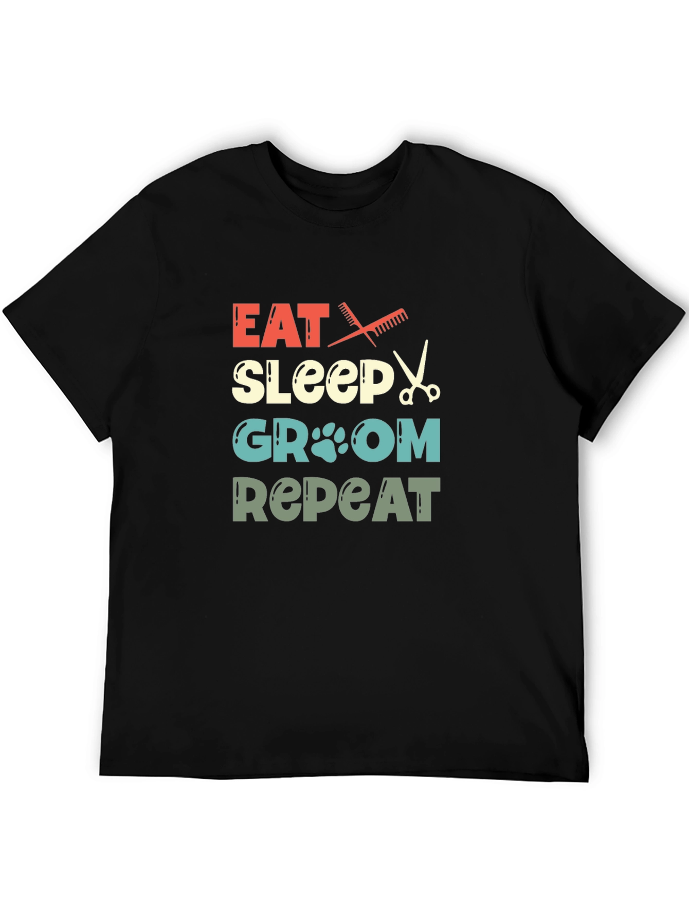 Eat Sleep Groom Repeat T-Shirt