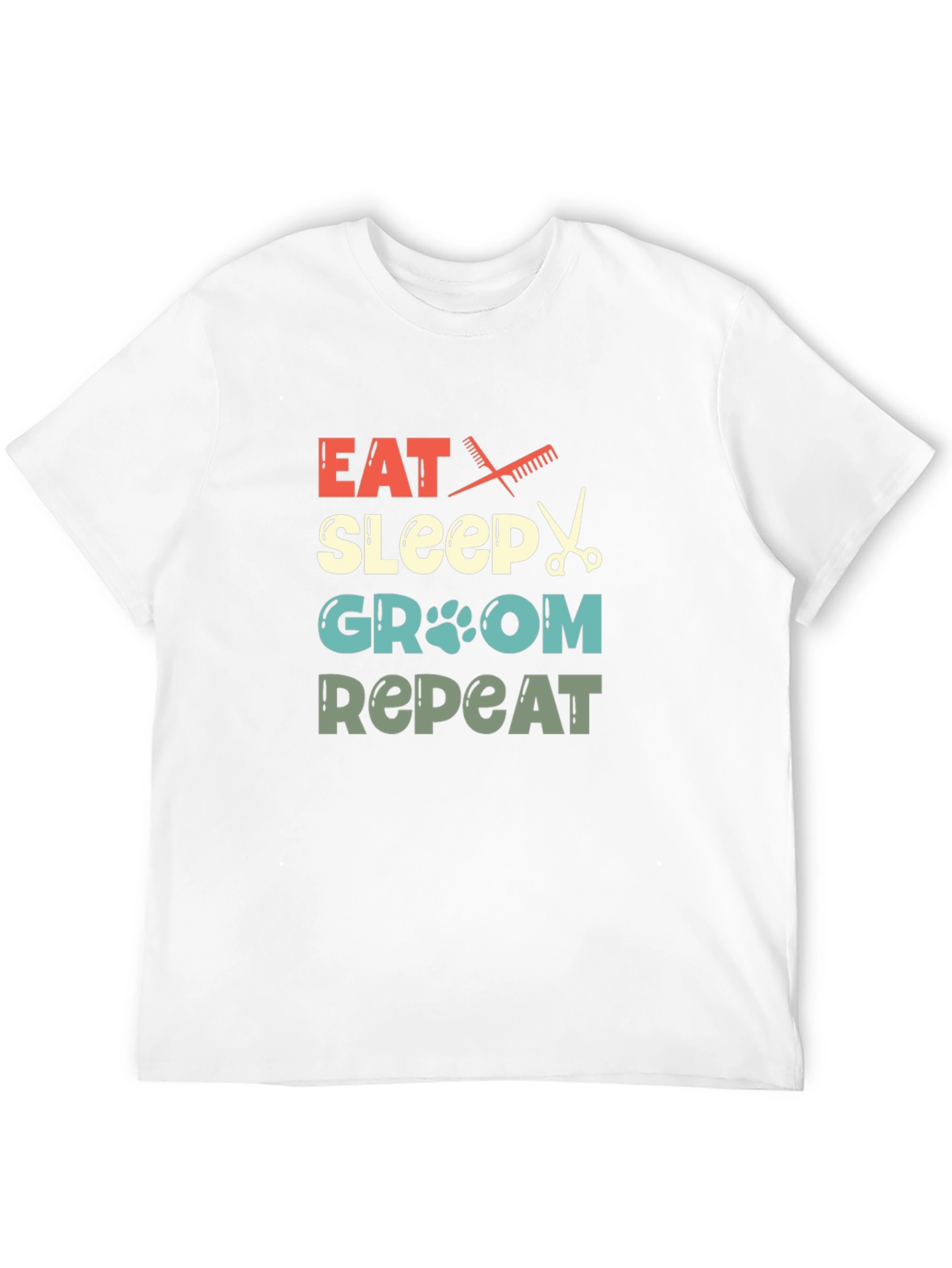 Eat Sleep Groom Repeat T-Shirt