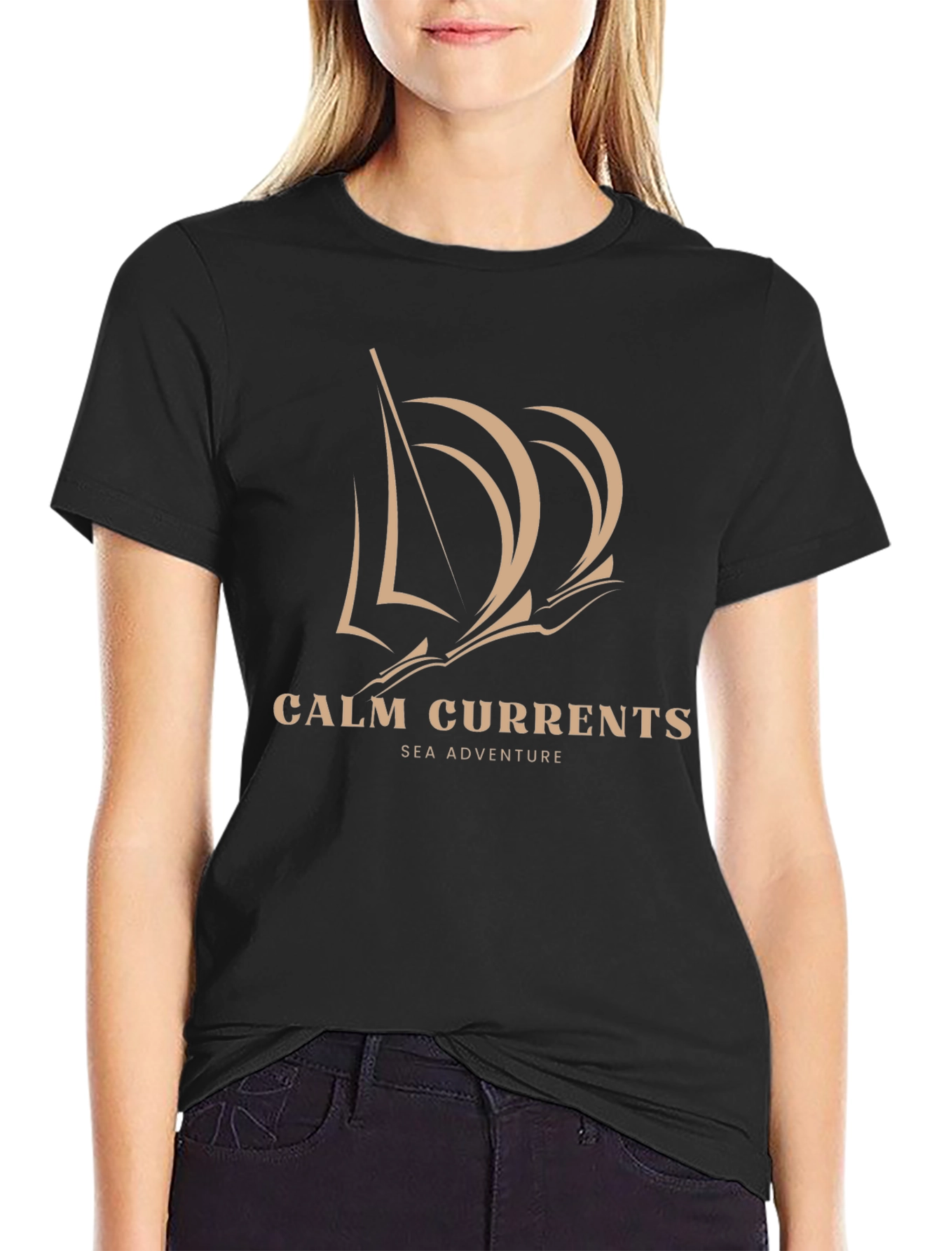 Calm Currents Graphic Tee - Sea Adventure Shirt