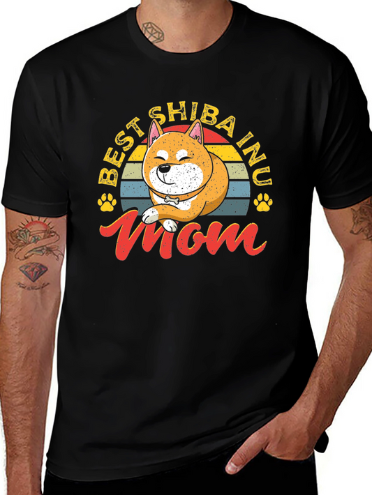 Best Shiba Inu Mom T-Shirt - Cute Dog Lover Tee