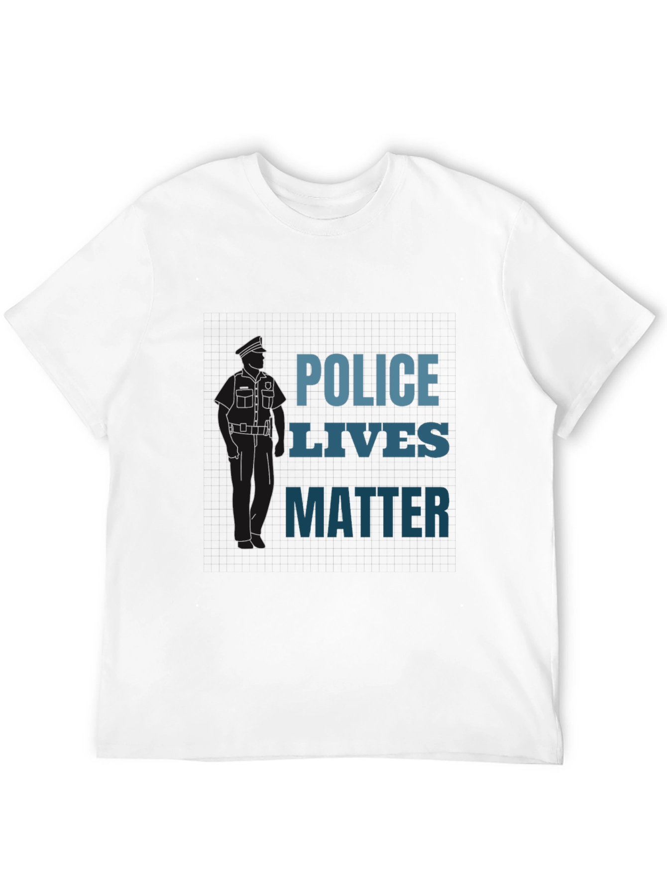 Police Lives Matter Graphic Tee - Black