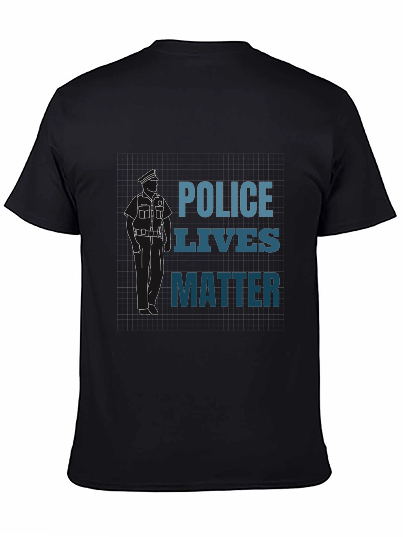 Police Lives Matter Graphic Tee - Black