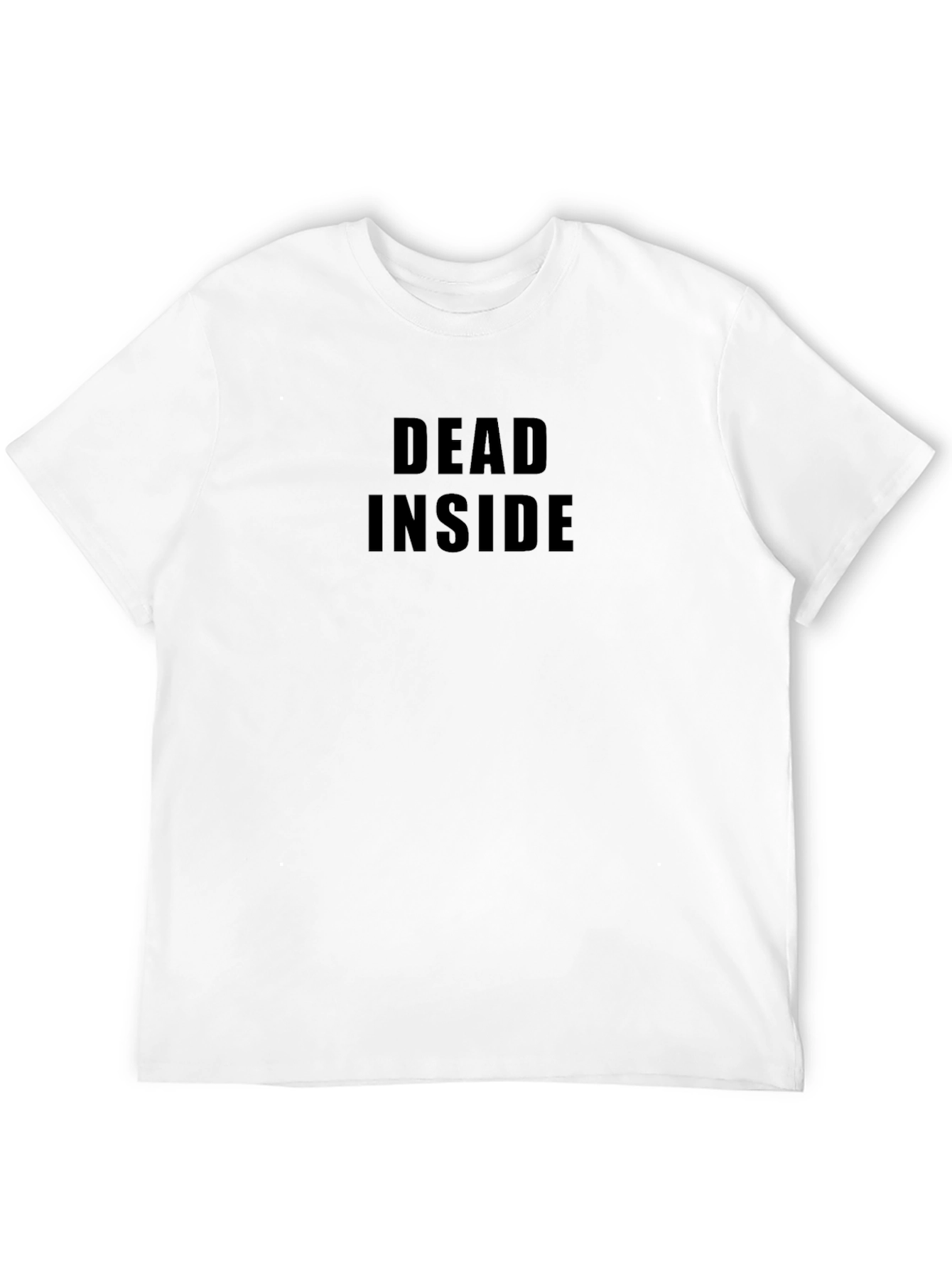 Dead Inside Black T-Shirt - Edgy Graphic Tee
