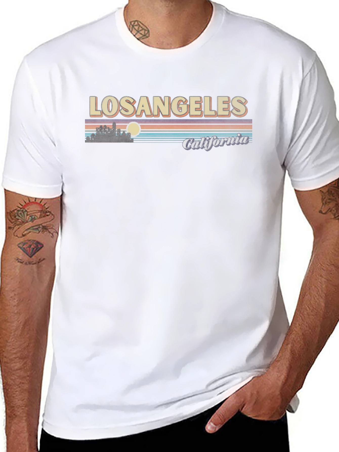 Los Angeles California Retro Graphic T-Shirt