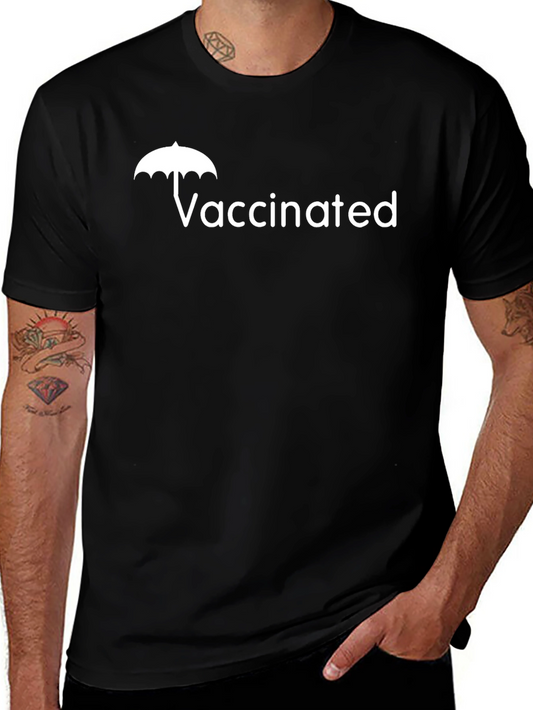 Vaccinated Umbrella T-Shirt - Stay Safe & Stylish