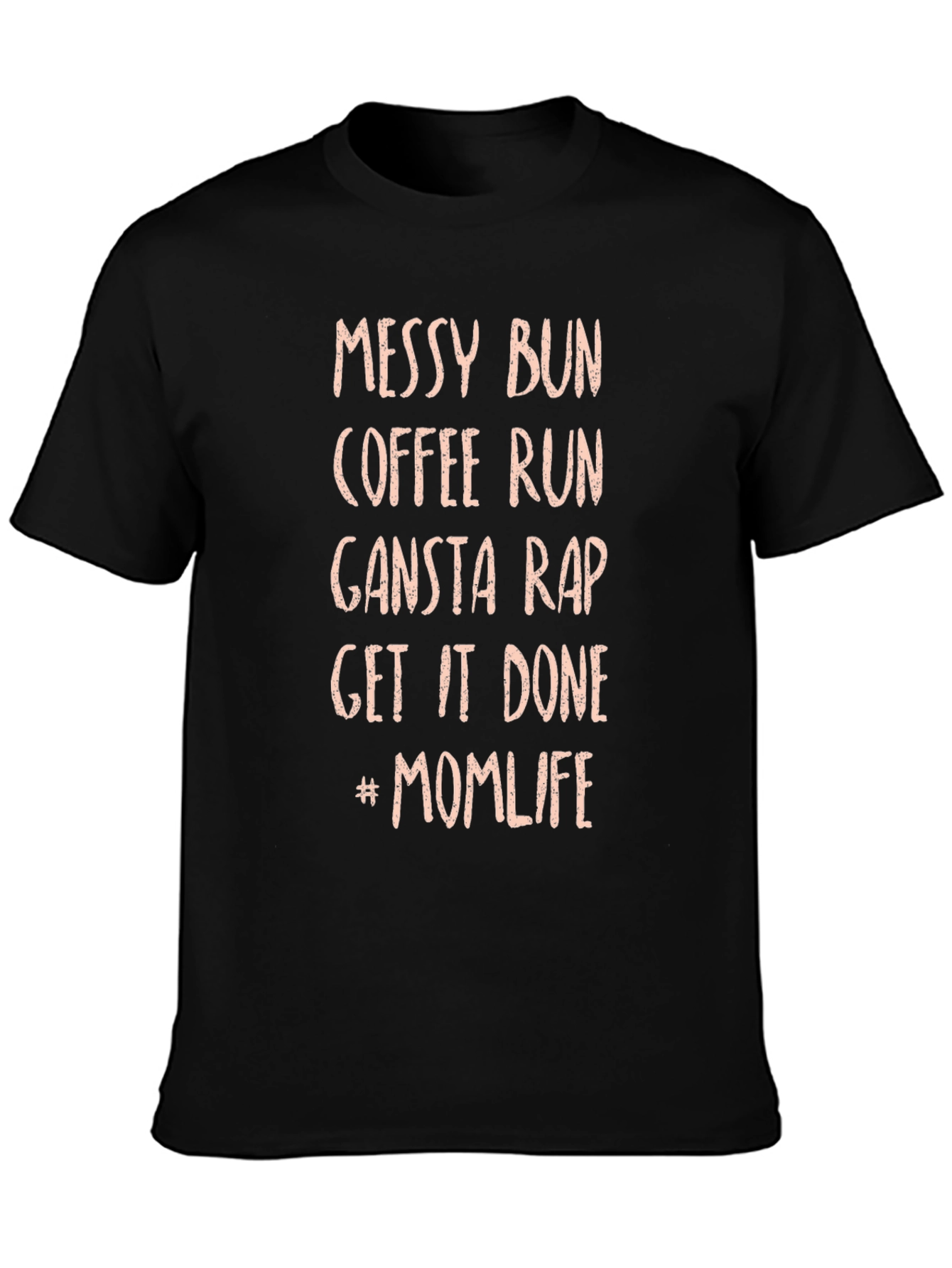 Messy Bun Mom Life Graphic Tee