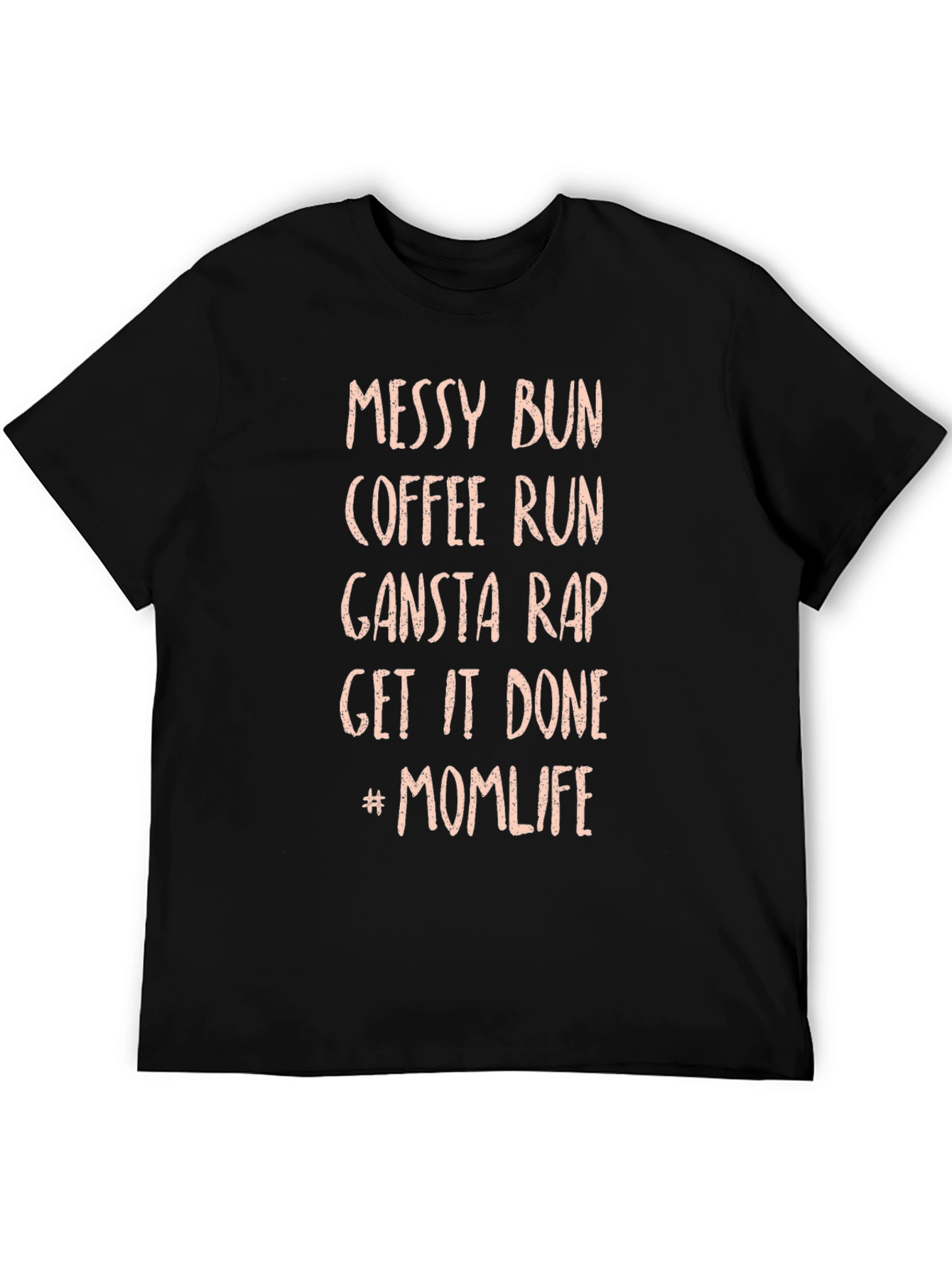 Messy Bun Mom Life Graphic Tee