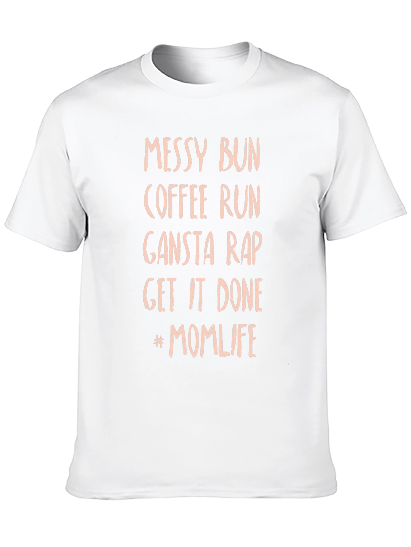 Messy Bun Mom Life Graphic Tee