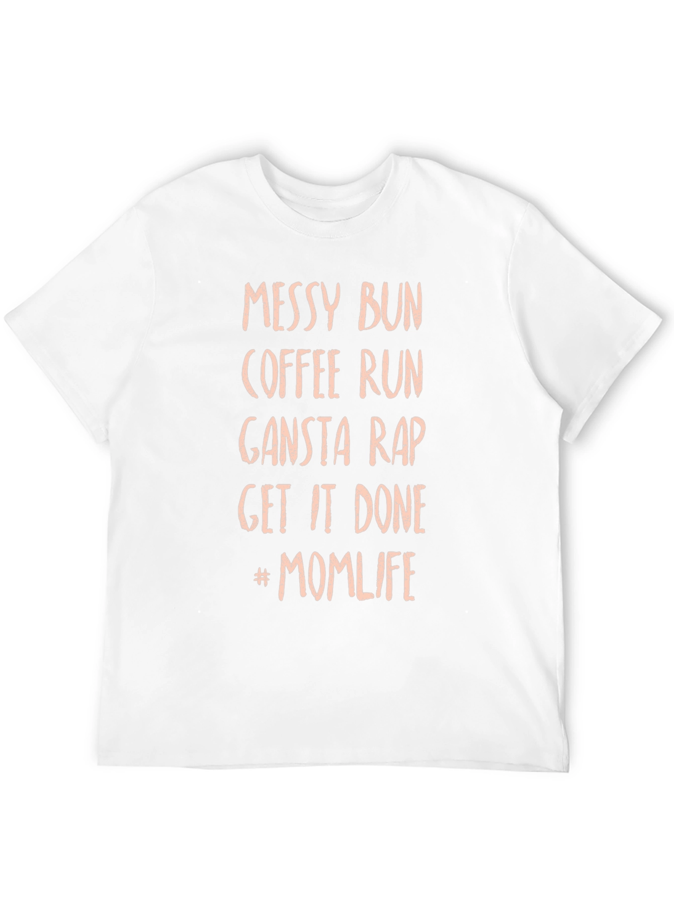 Messy Bun Mom Life Graphic Tee