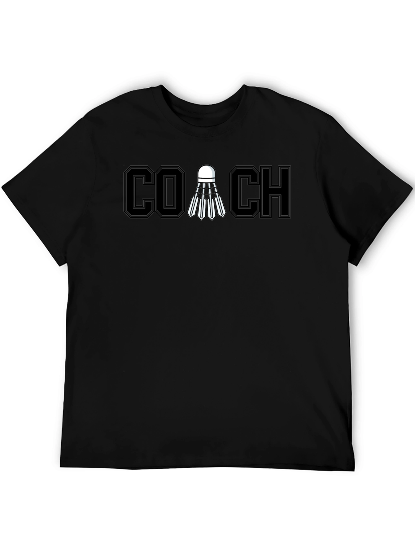 Badminton Coach T-Shirt - Sporty Graphic Tee