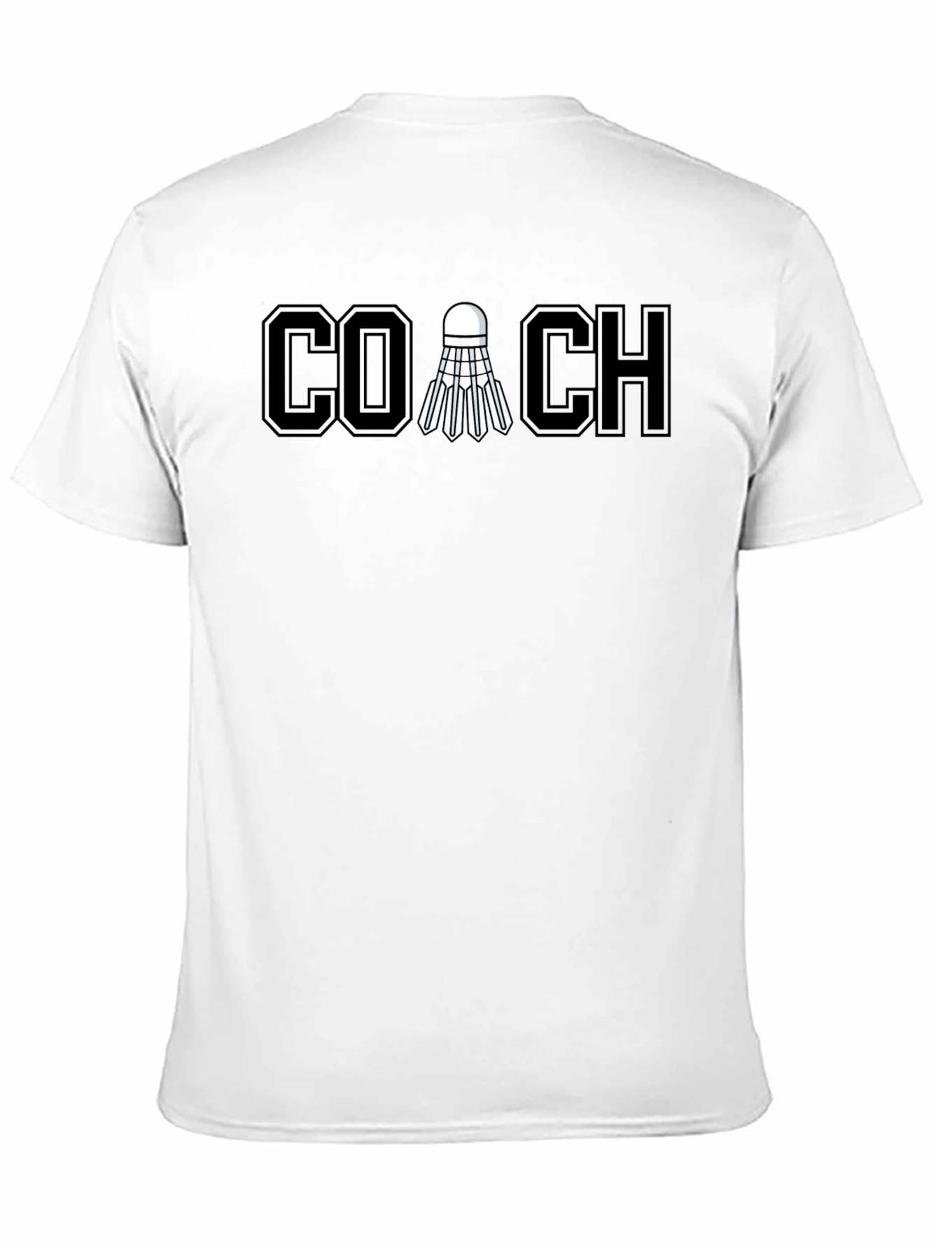 Badminton Coach T-Shirt - Sporty Graphic Tee