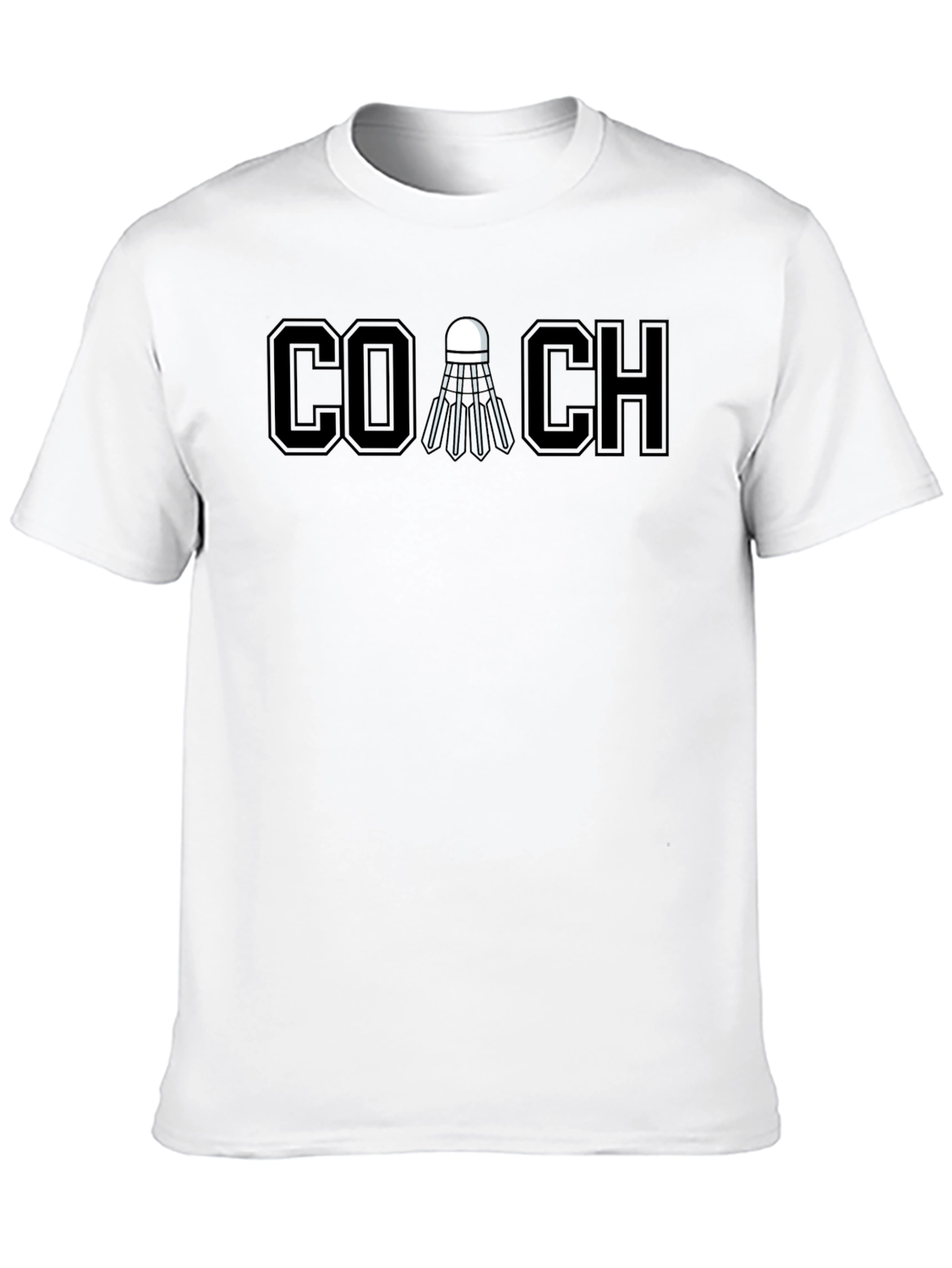 Badminton Coach T-Shirt - Sporty Graphic Tee