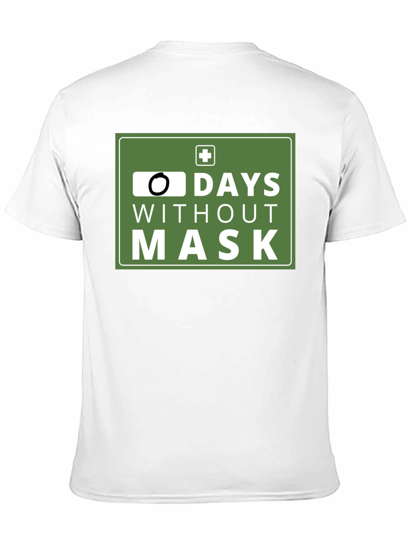 Zero Days Without Mask T-Shirt: Funny Pandemic Tee