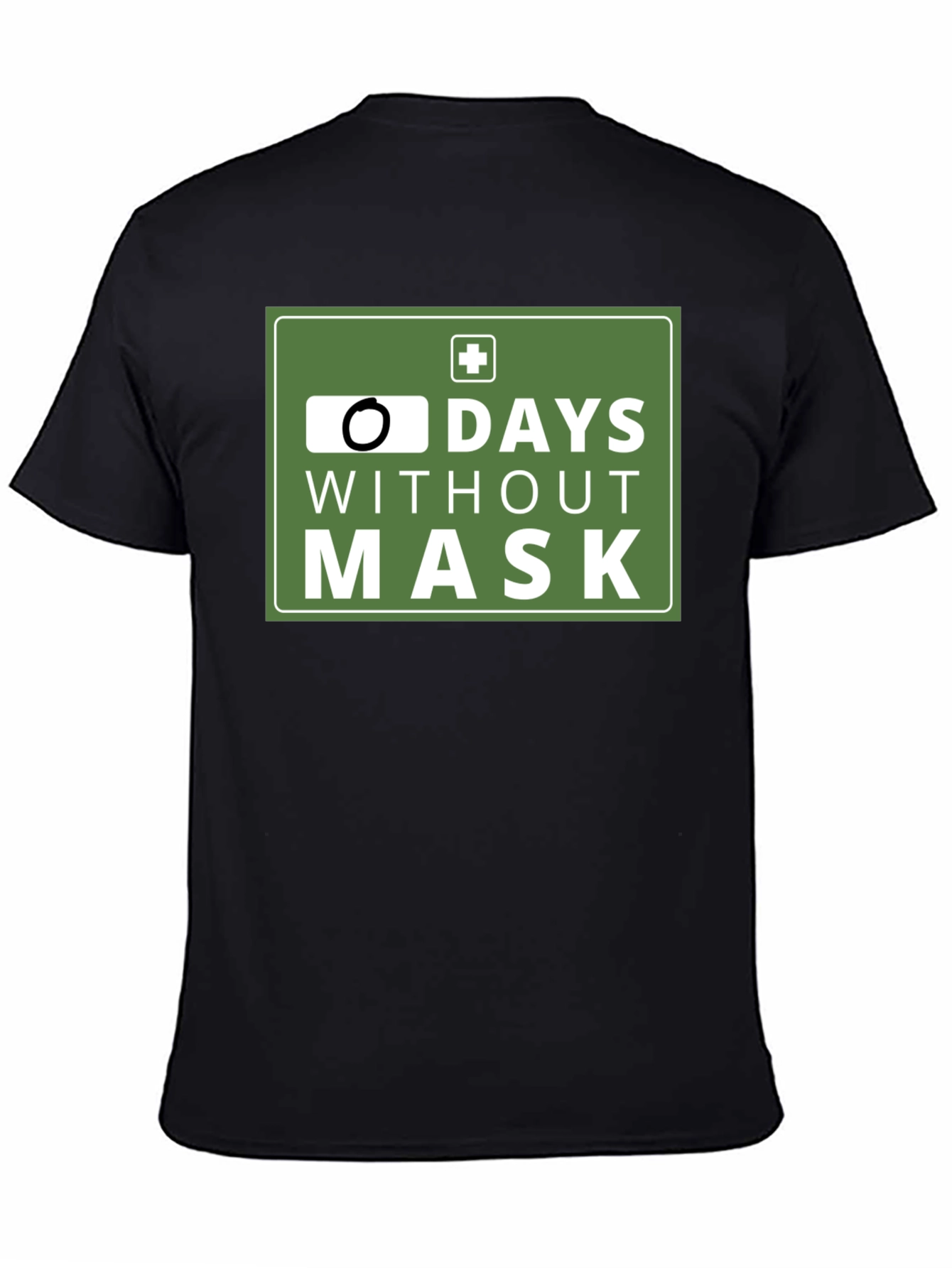 Zero Days Without Mask T-Shirt: Funny Pandemic Tee