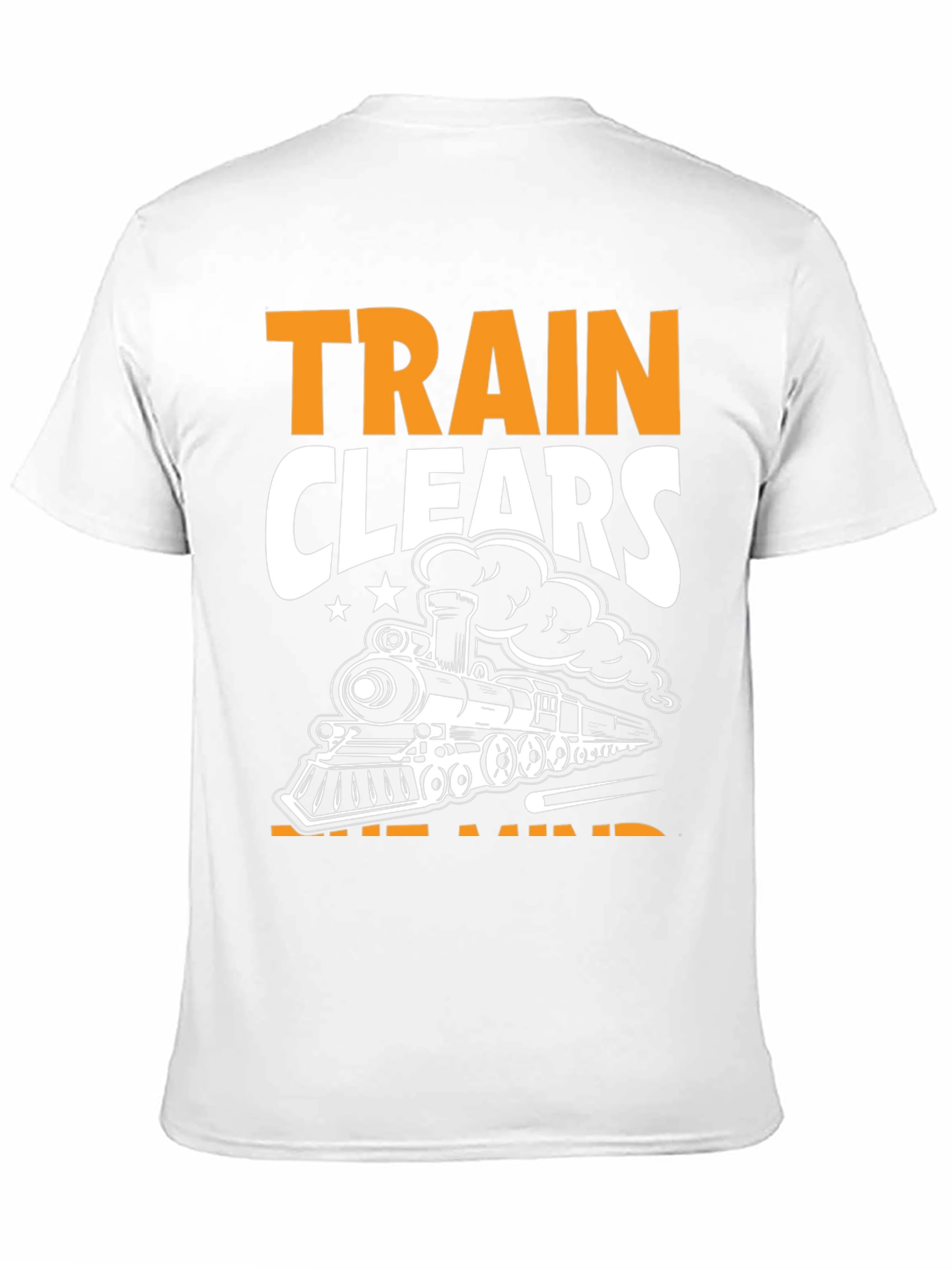 Train Clears the Mind Black T-Shirt