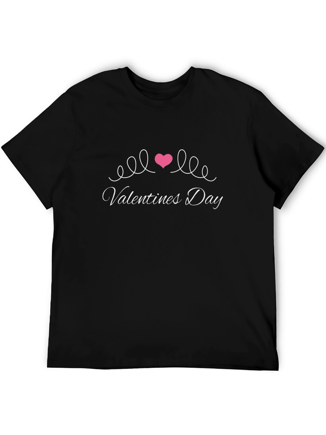 Valentines Day Graphic T-Shirt - Black