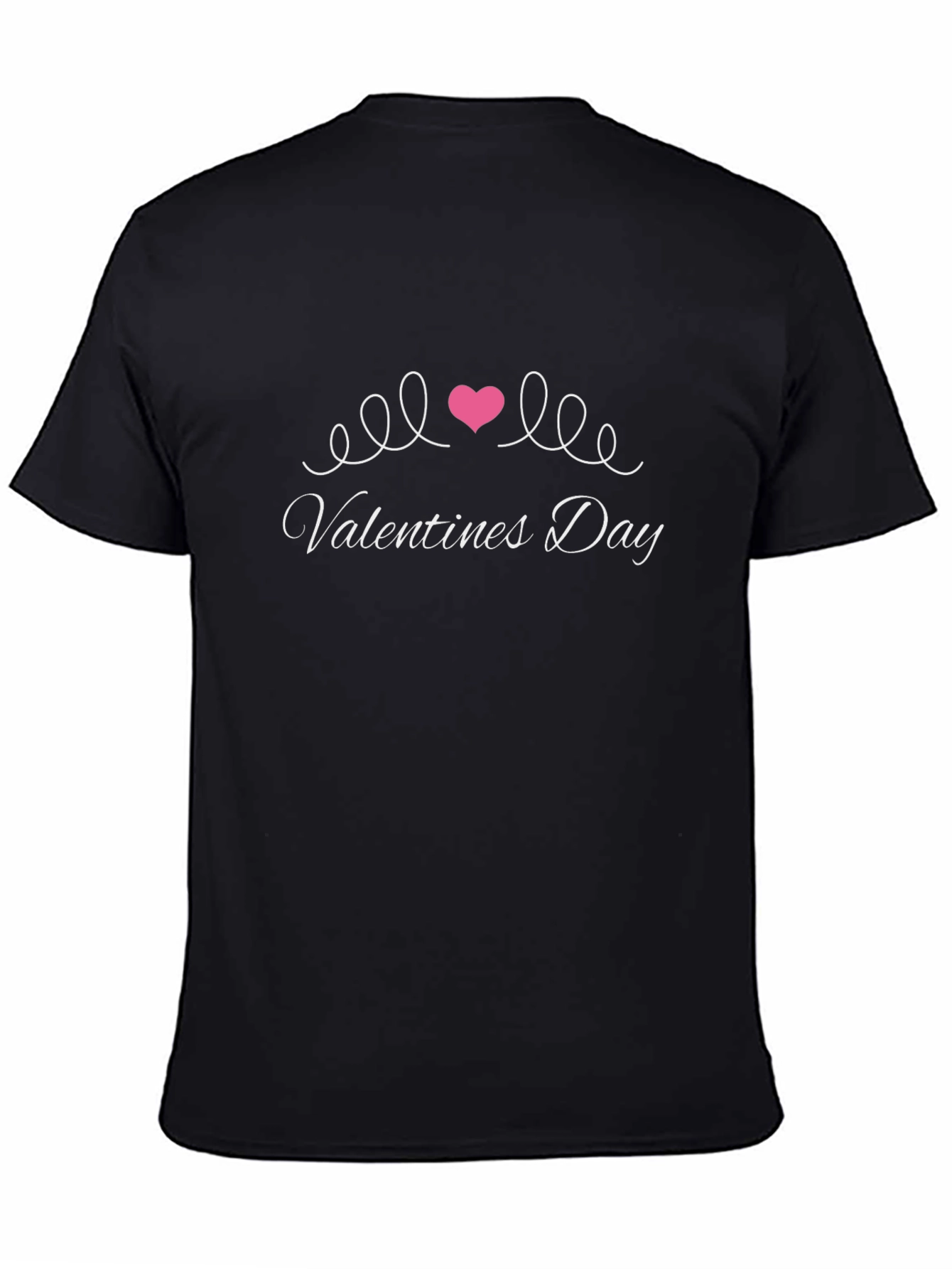 Valentines Day Graphic T-Shirt - Black