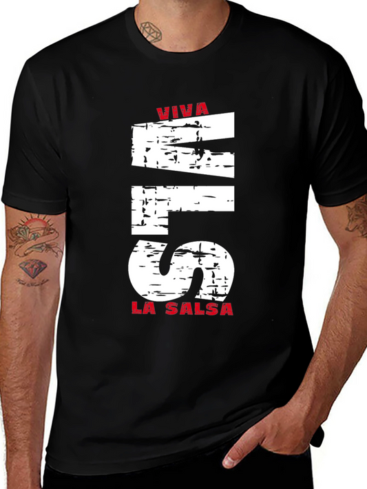 Viva Salsa T-Shirt - Unique Distressed Design