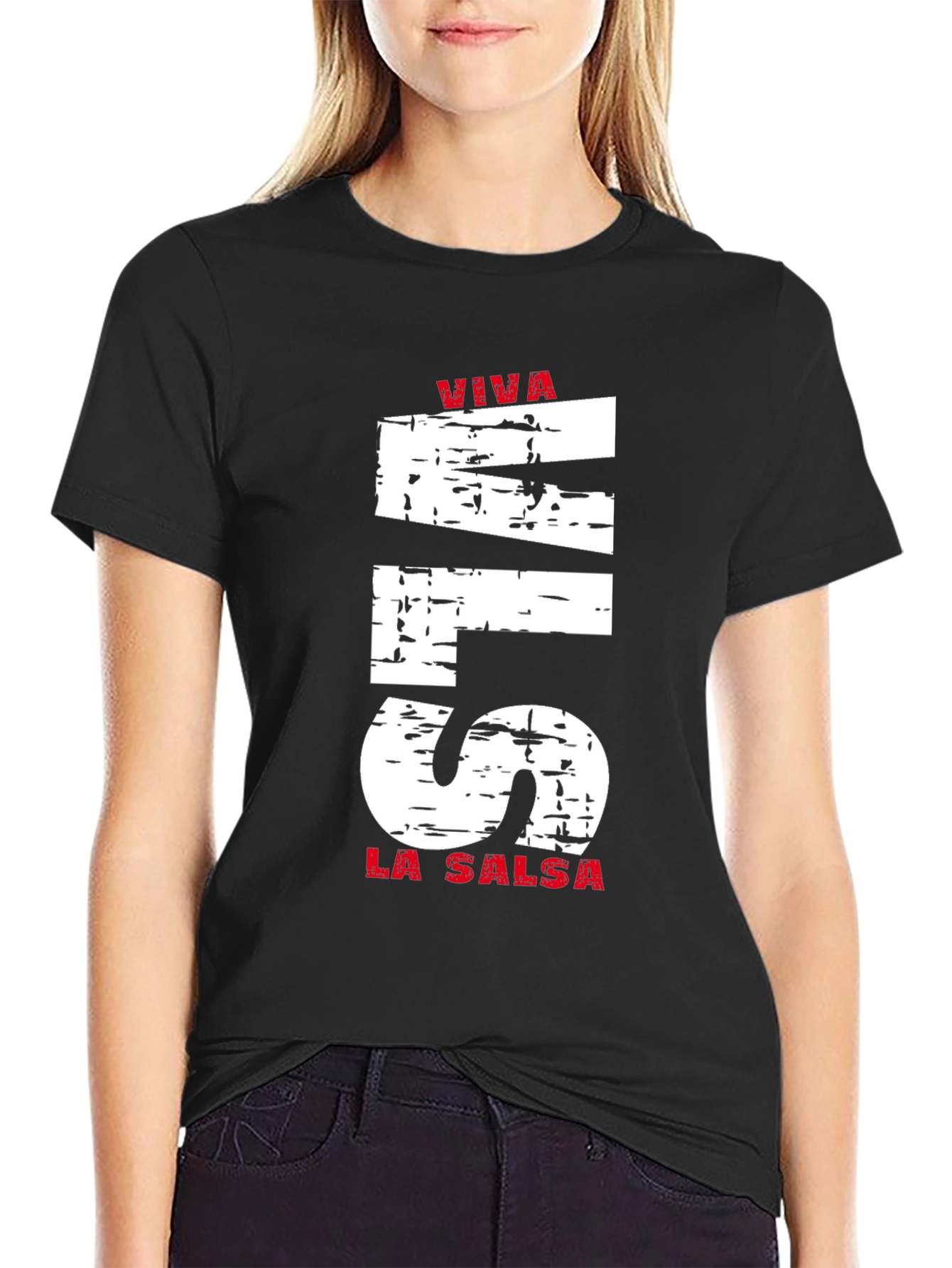 Viva Salsa T-Shirt - Unique Distressed Design