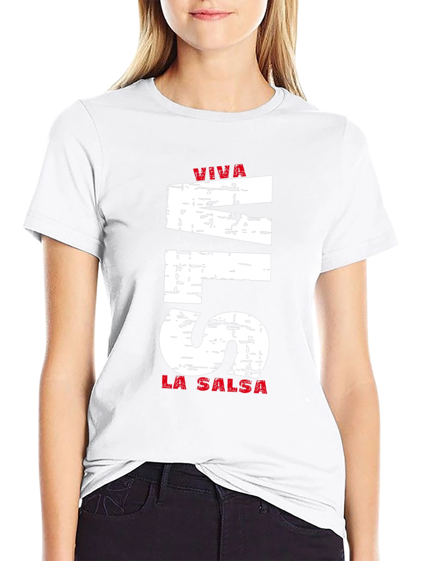 Viva Salsa T-Shirt - Unique Distressed Design