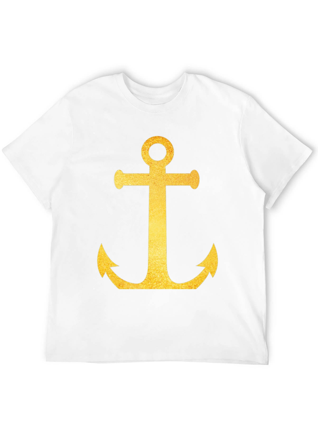 Golden Anchor Black T-Shirt