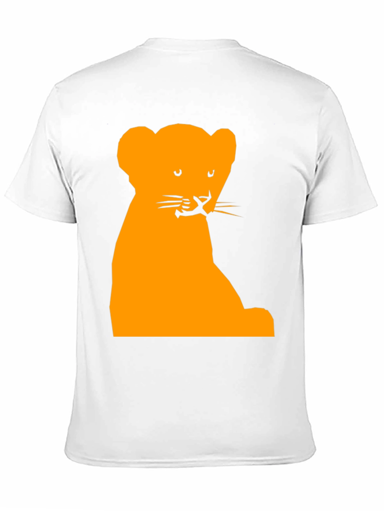 Lion Cub Graphic Tee - Soft Black Cotton