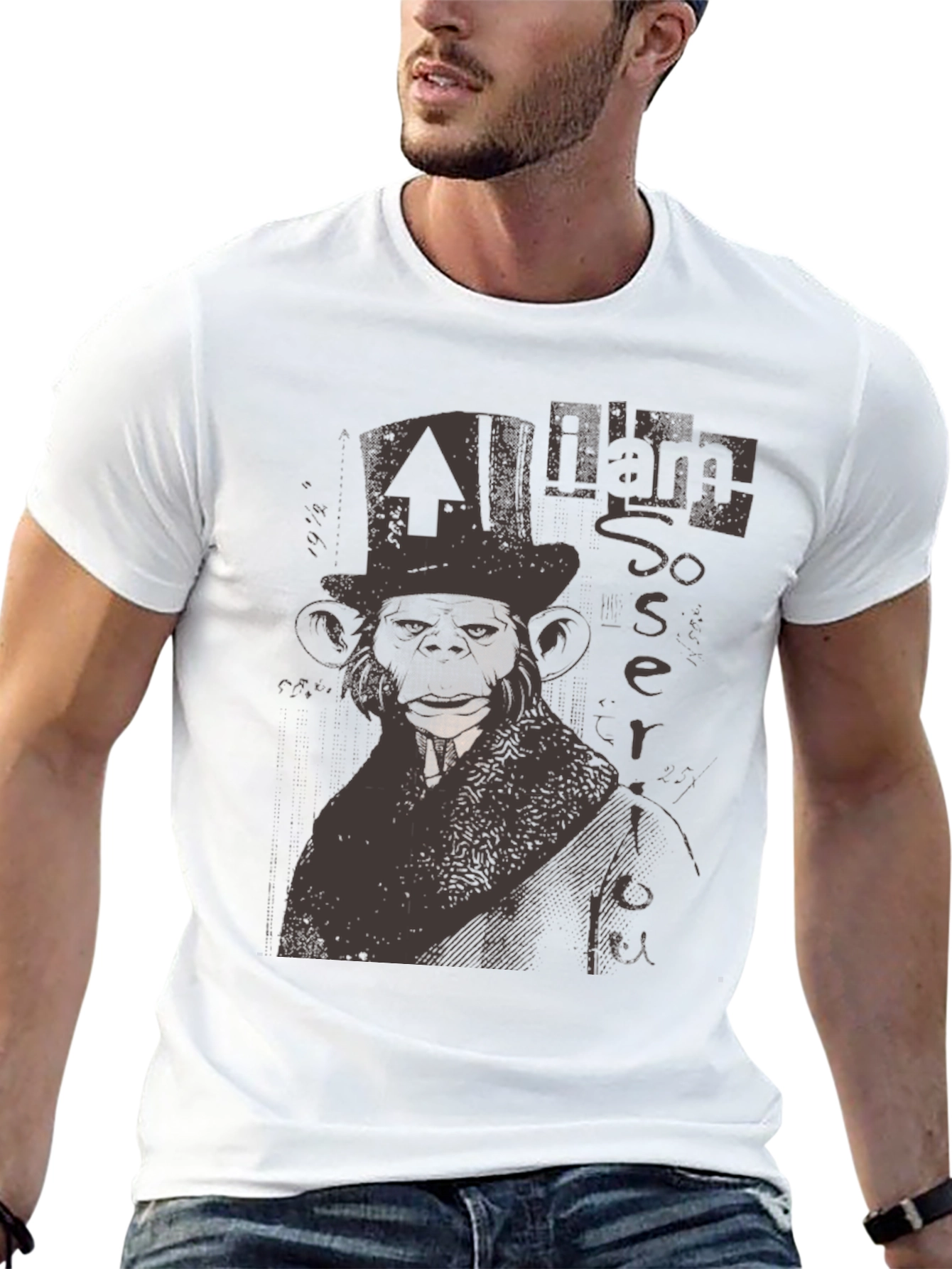 I am So Serious Monkey Tee