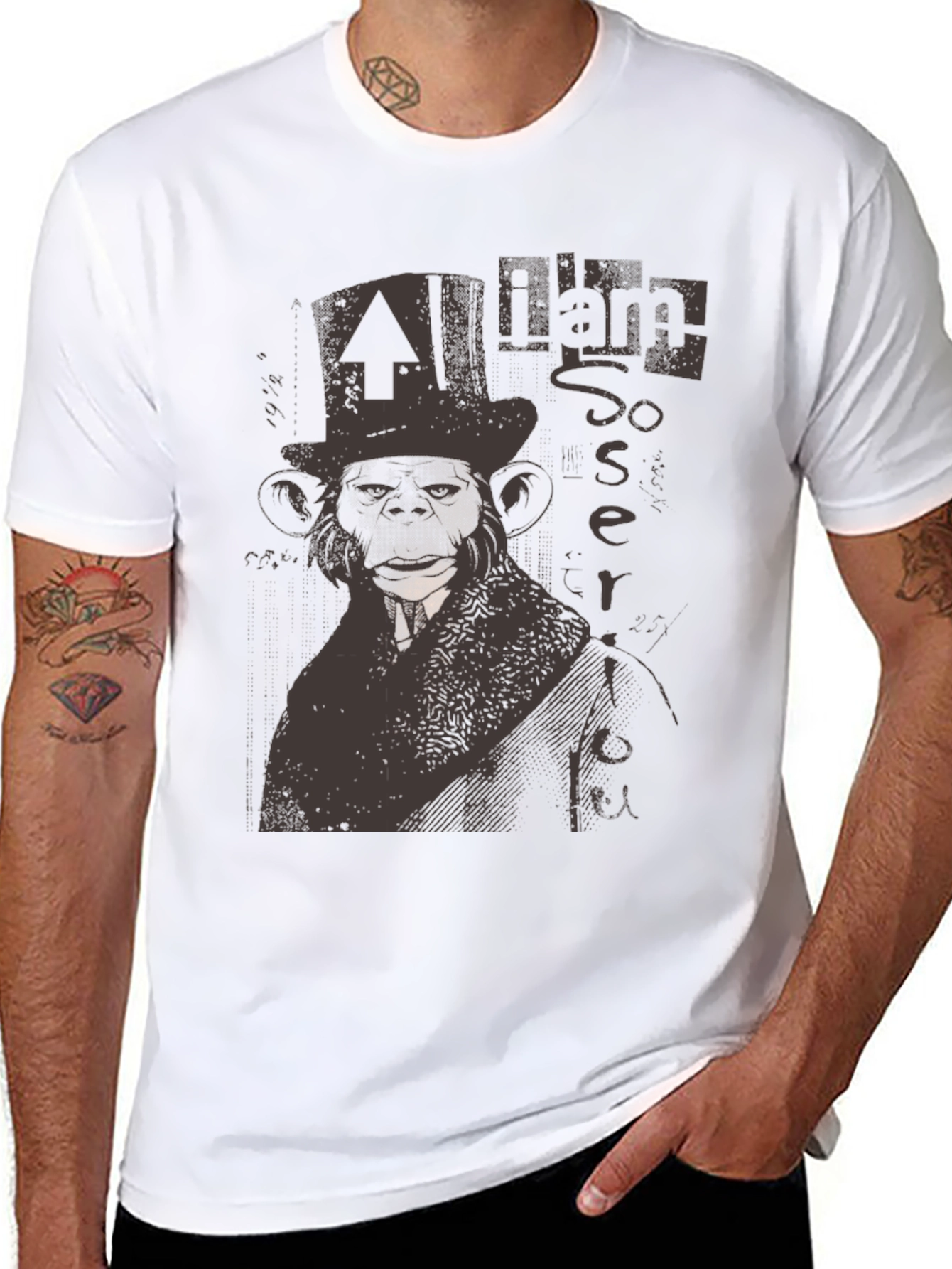 I am So Serious Monkey Tee