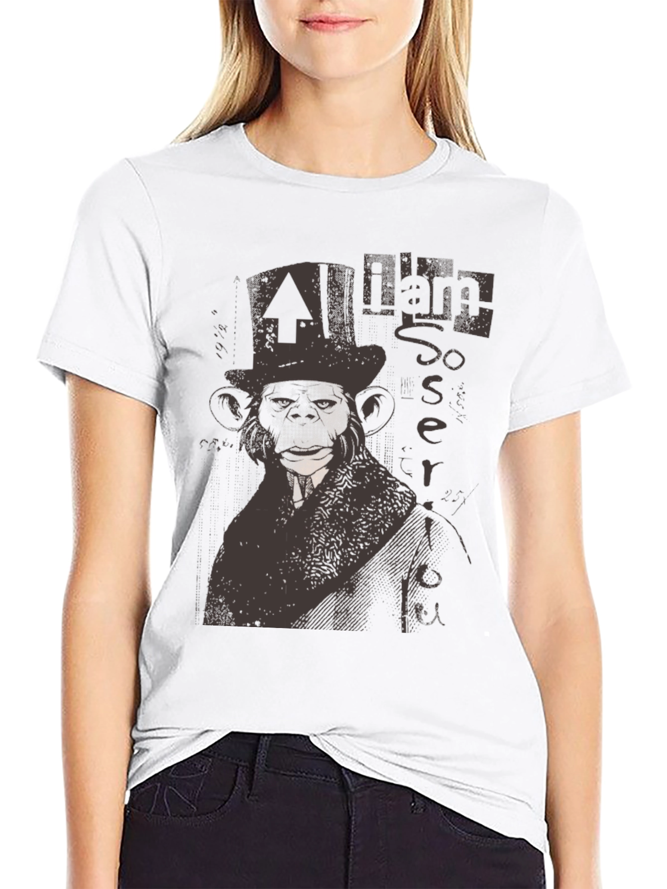 I am So Serious Monkey Tee