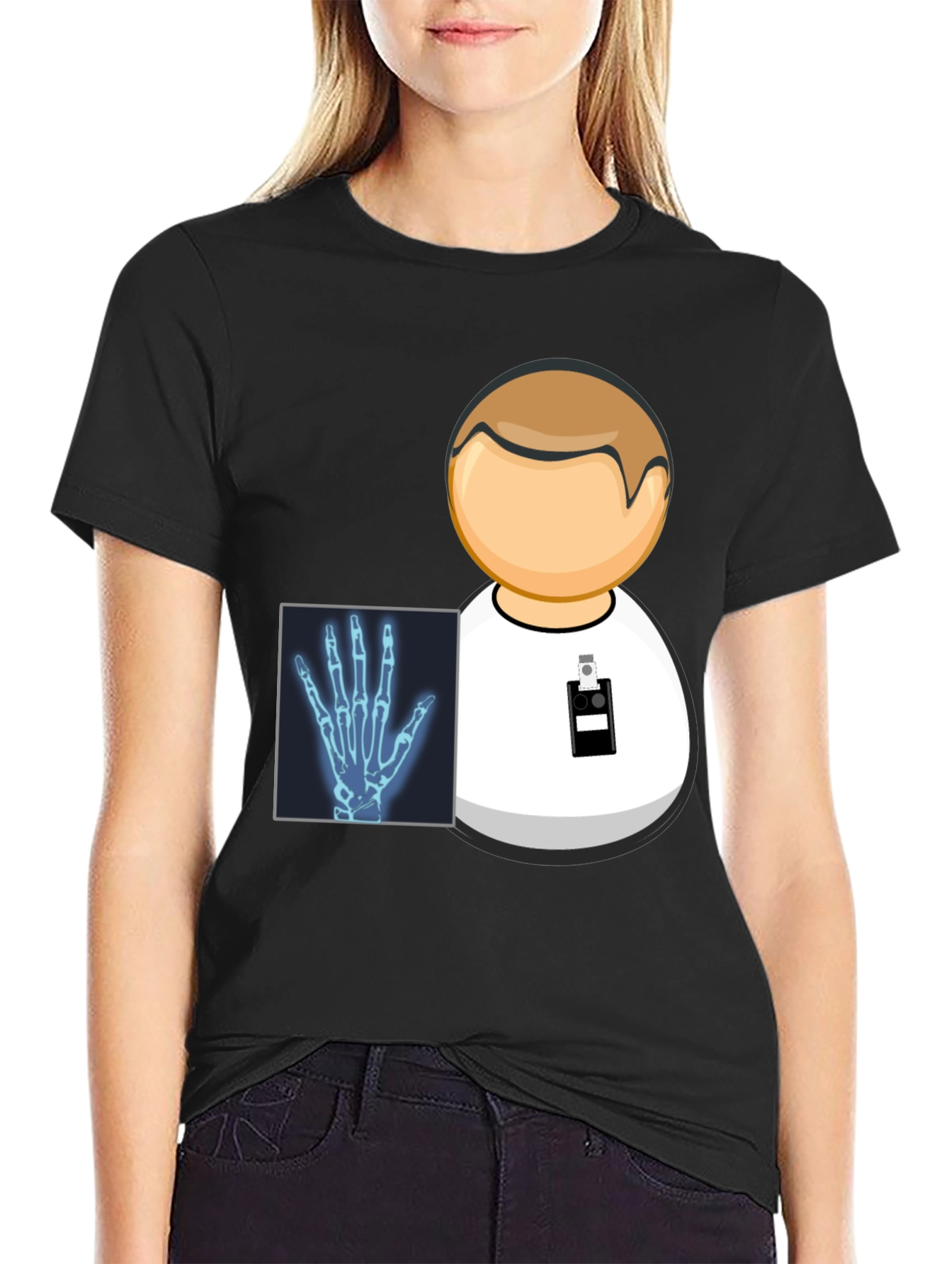 Radiology Hand X-Ray Graphic Tee
